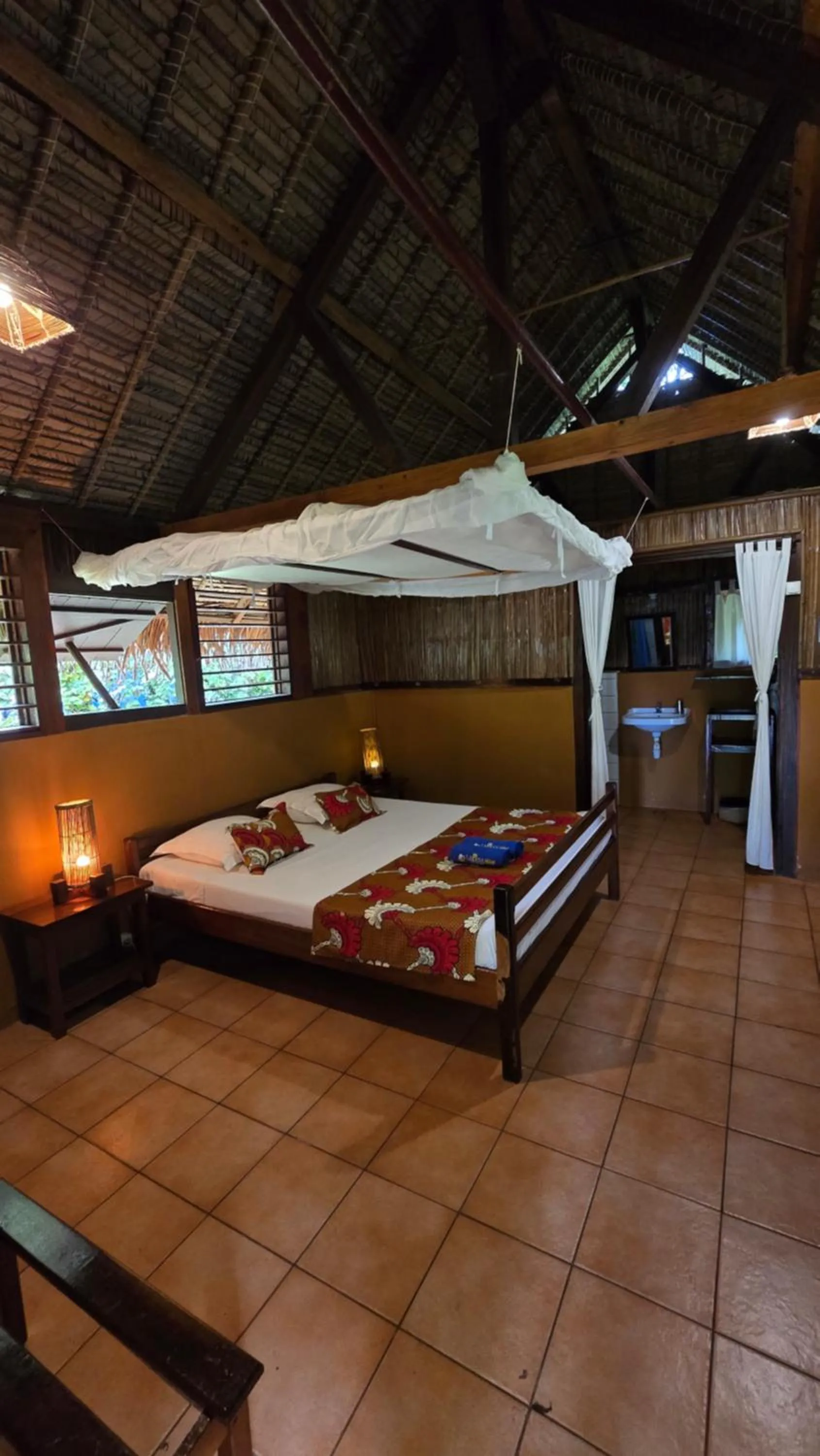 Bed in Lakana Hotel