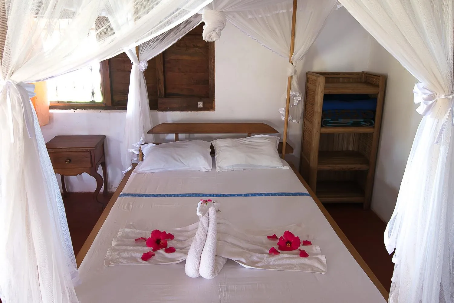 Bed in Hotel le Lagon