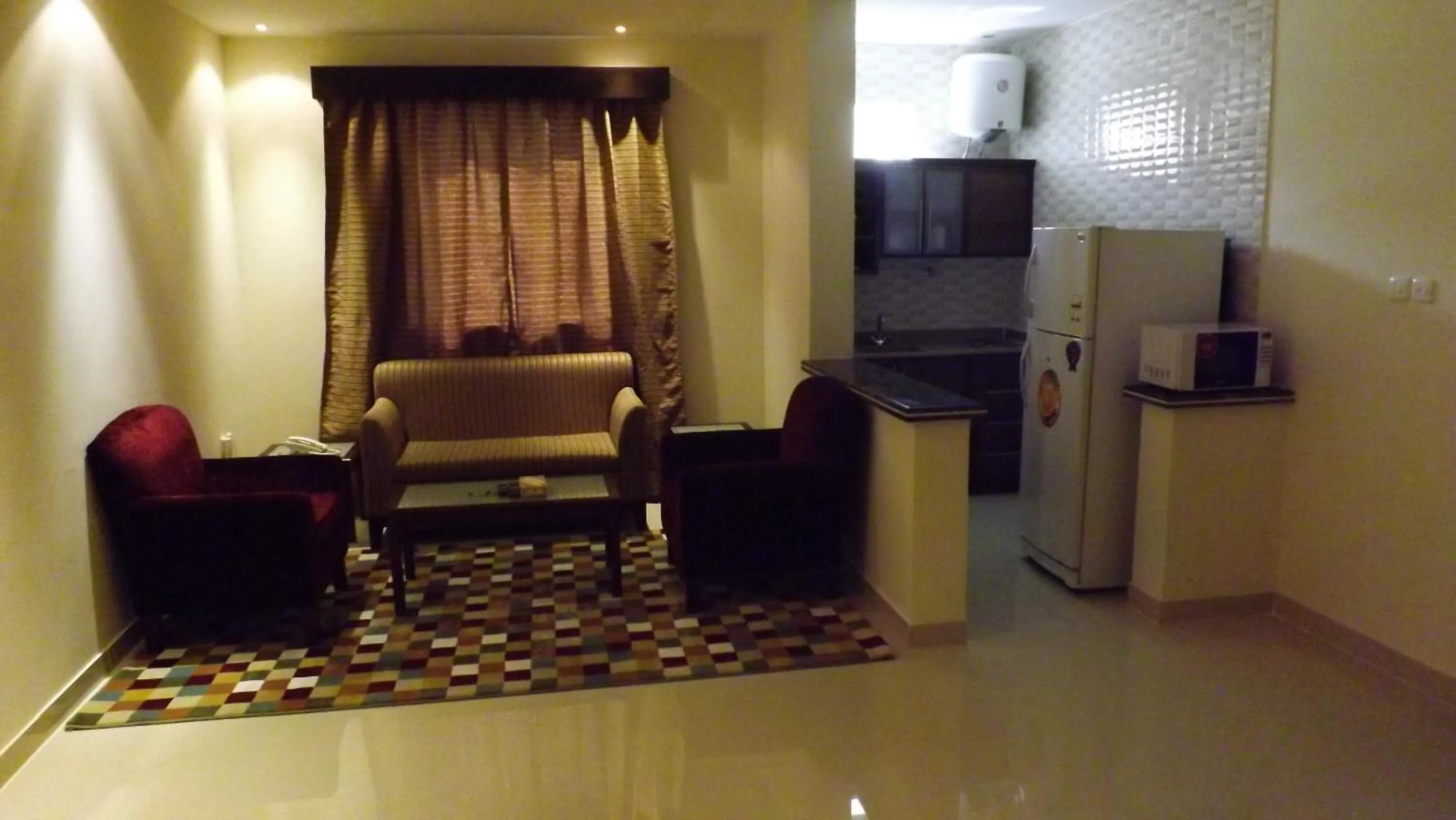Living room in Taleen Serviced Apartments AlMasif