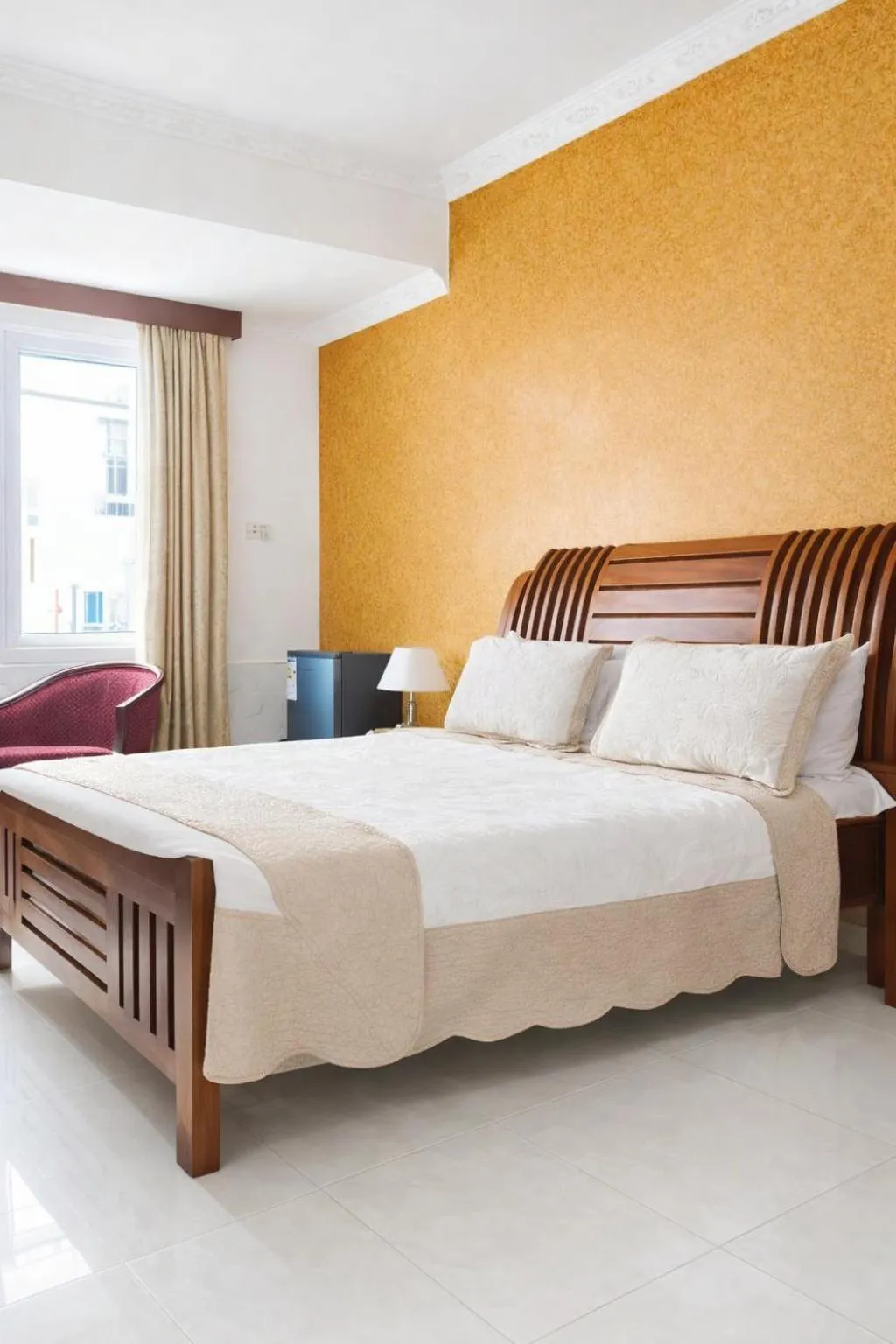 Bed in Rainbow Hotel