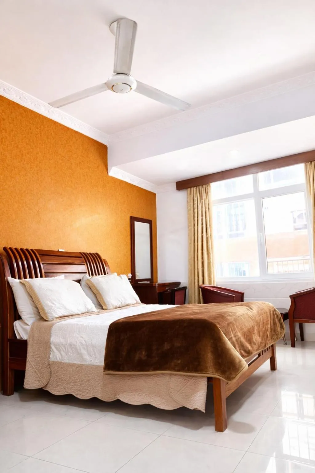 Bed in Rainbow Hotel