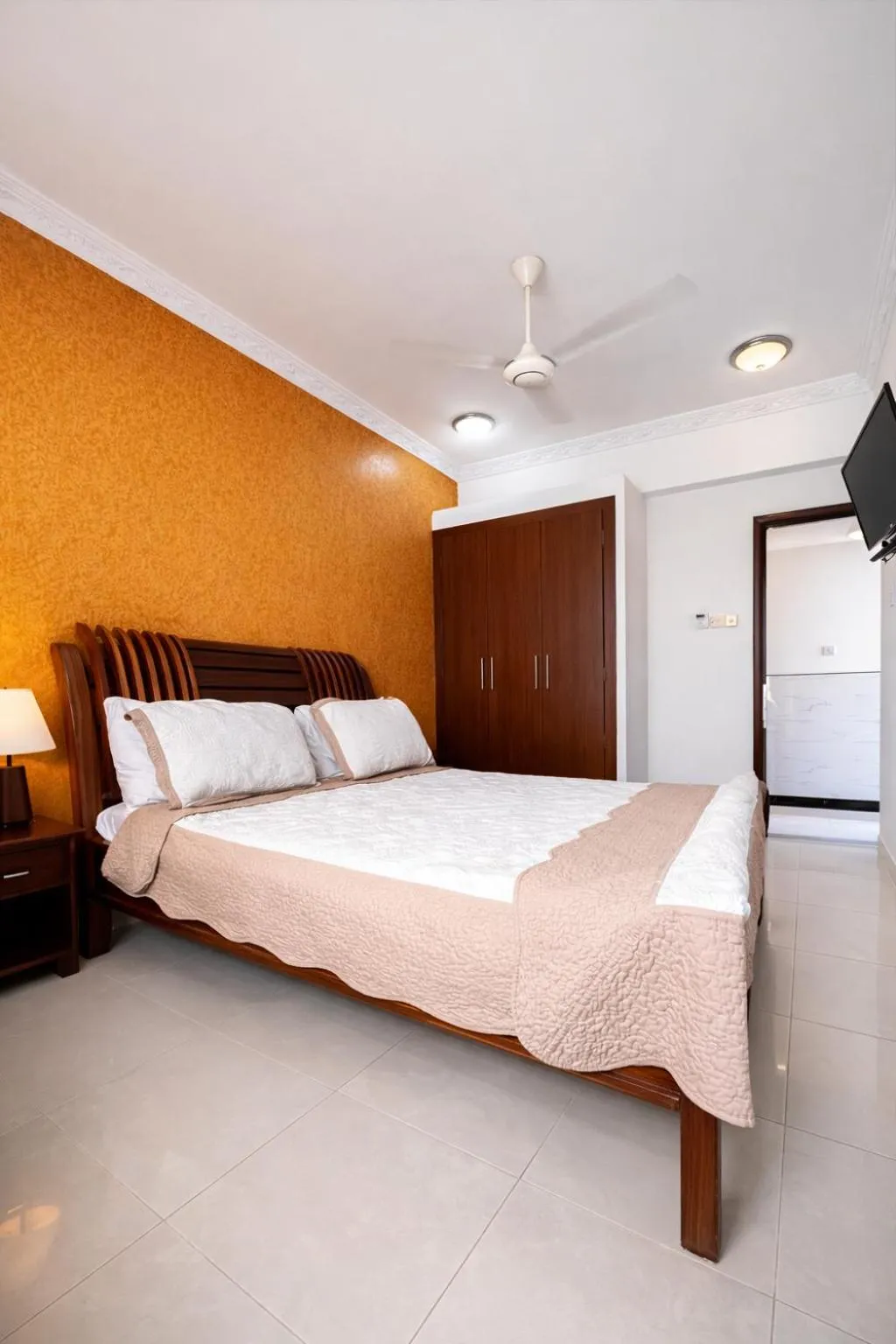 Bed in Rainbow Hotel