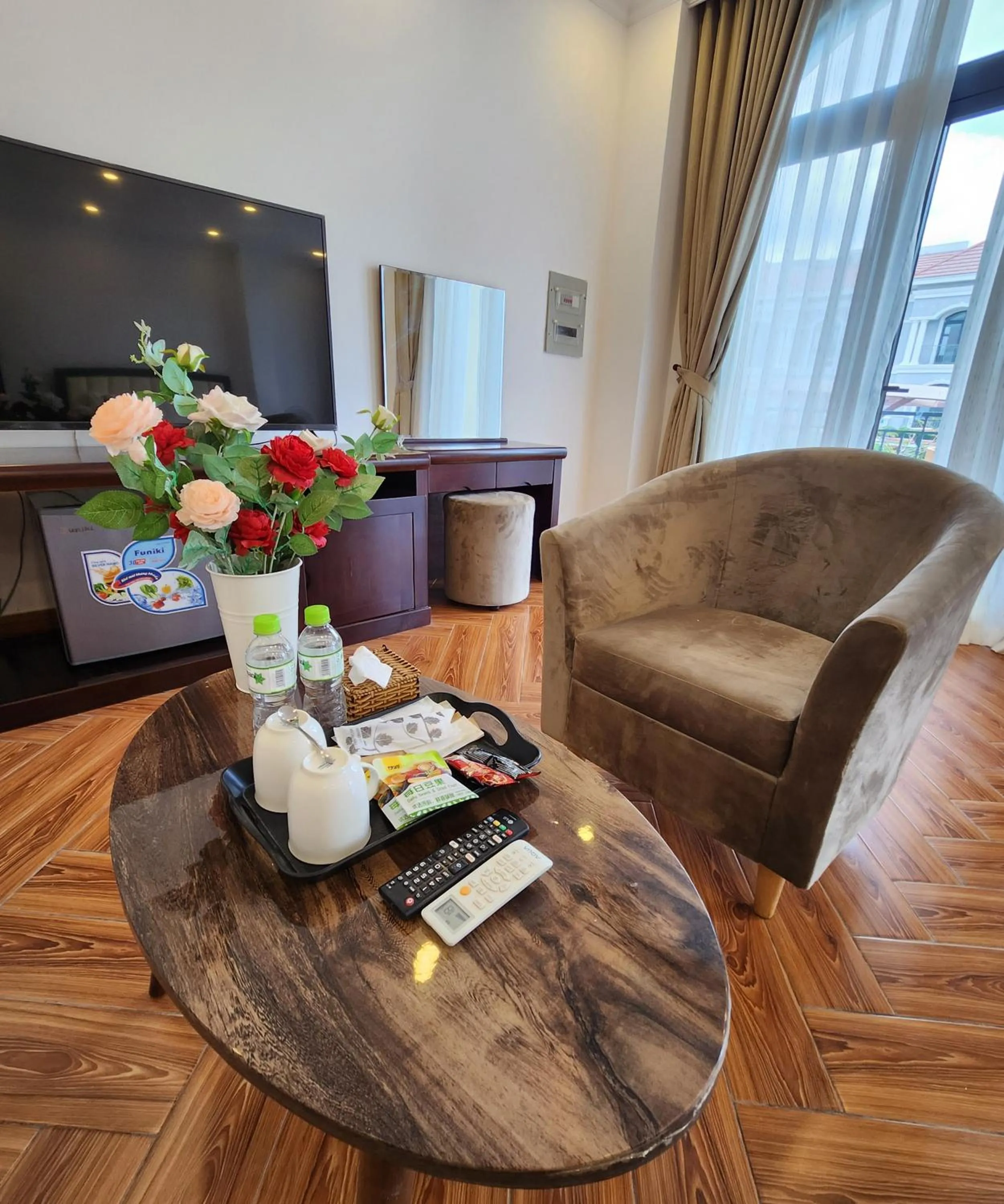 Living room in BREAKING DAWN- TAEYANG Hotel Phú Quốc