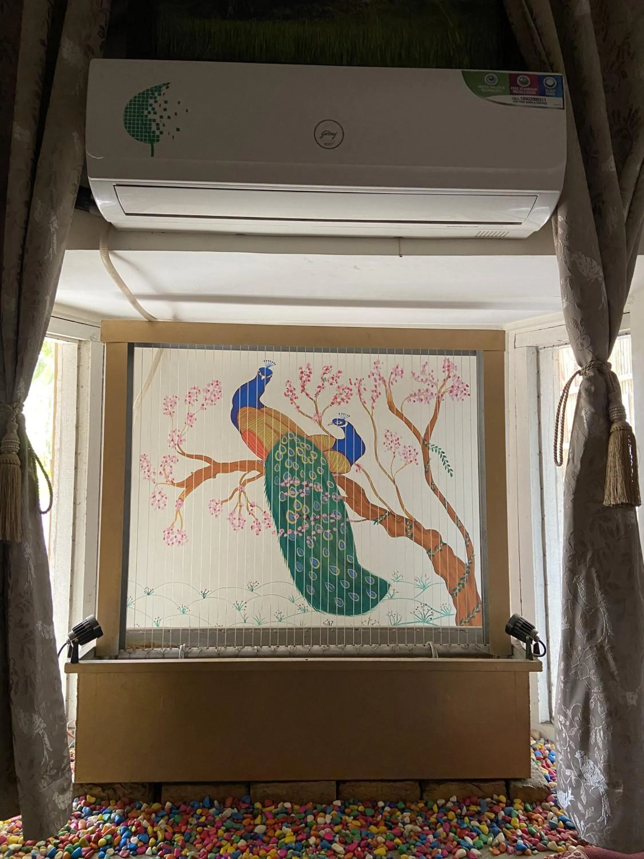 Decorative detail in Golden Peacock Heritage Home Stay