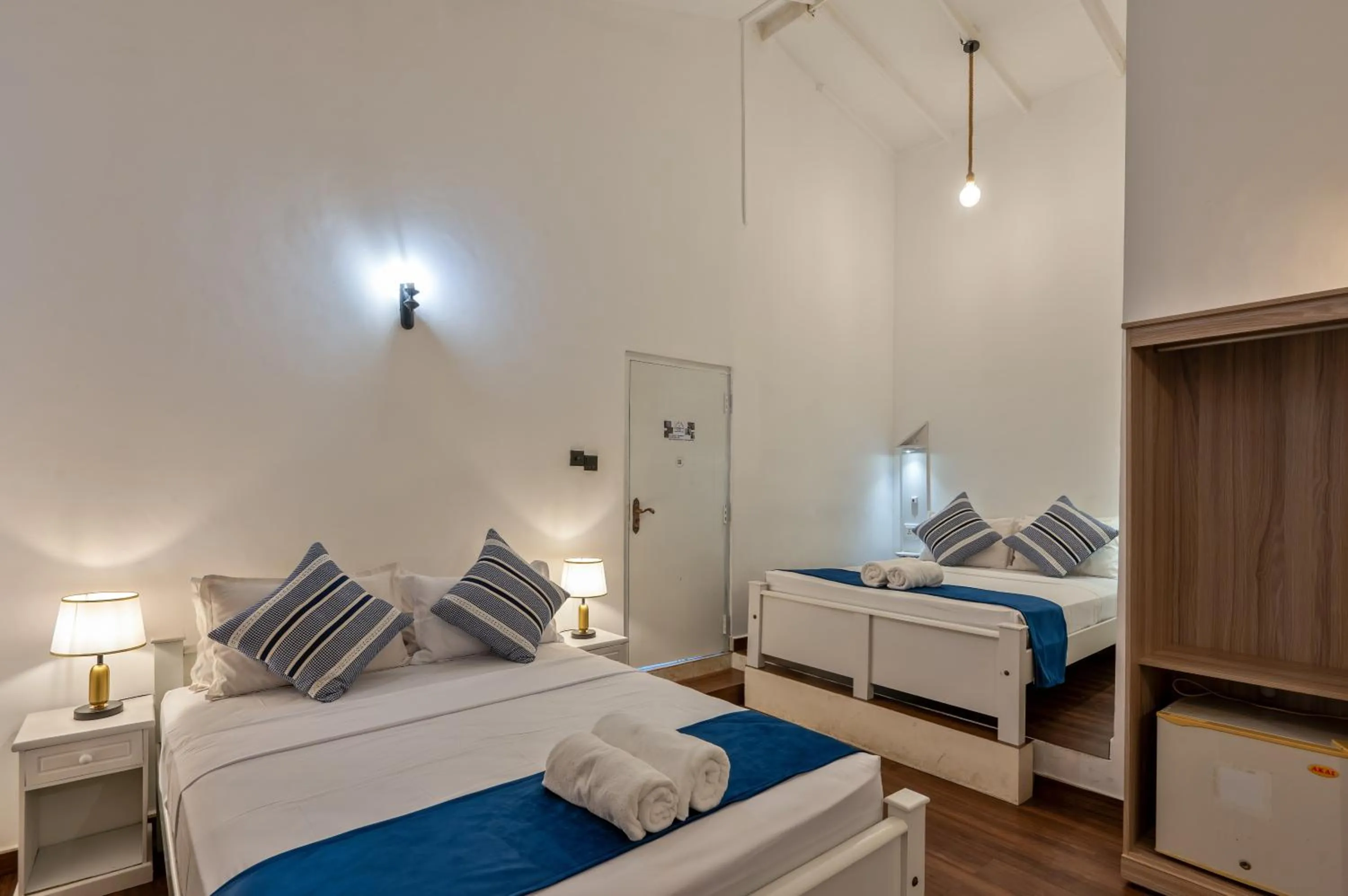 Bed in The Empyrean Airport Transit Hotel