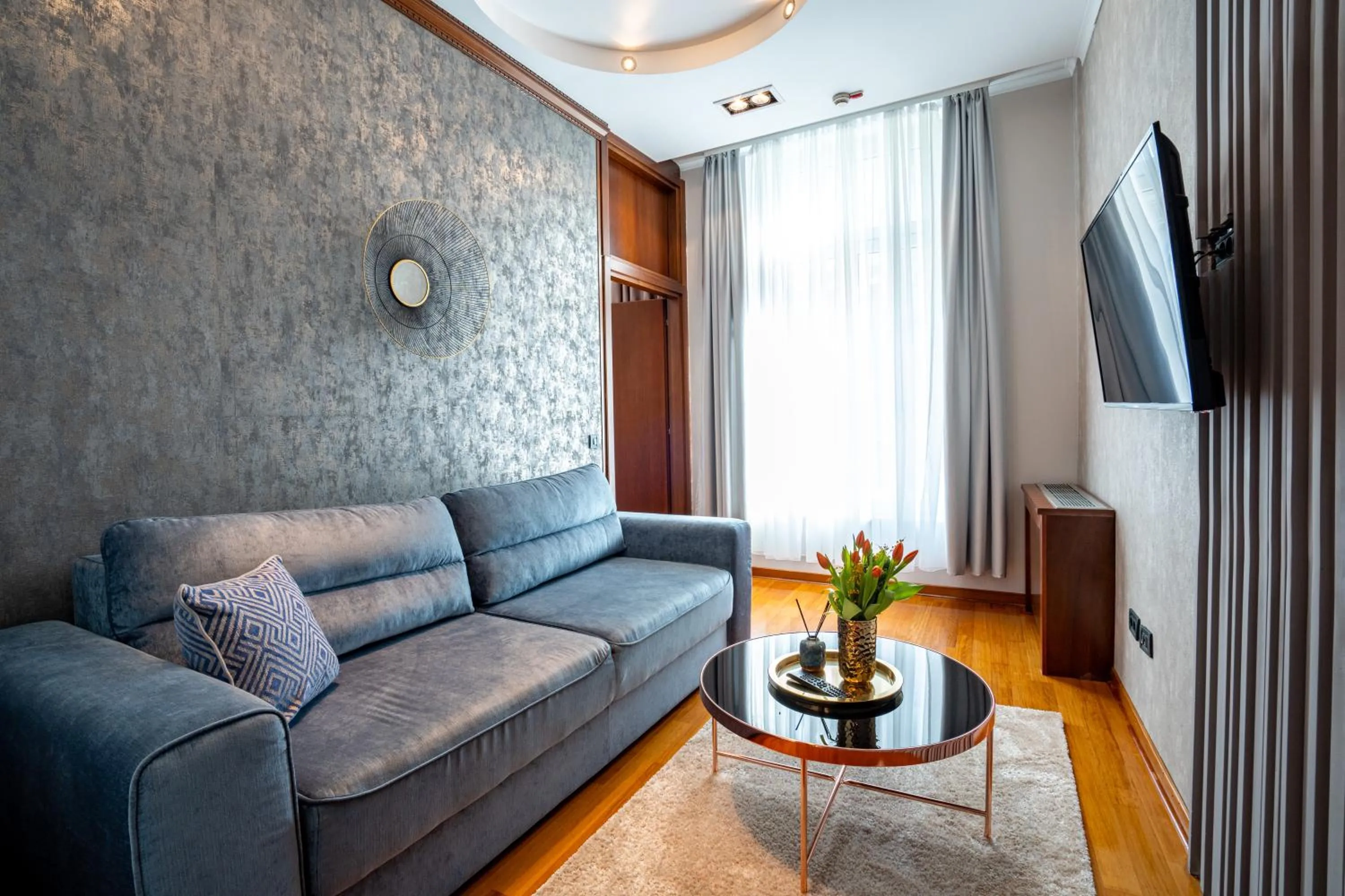 TV and multimedia in NATALI Luxury suites PARKING