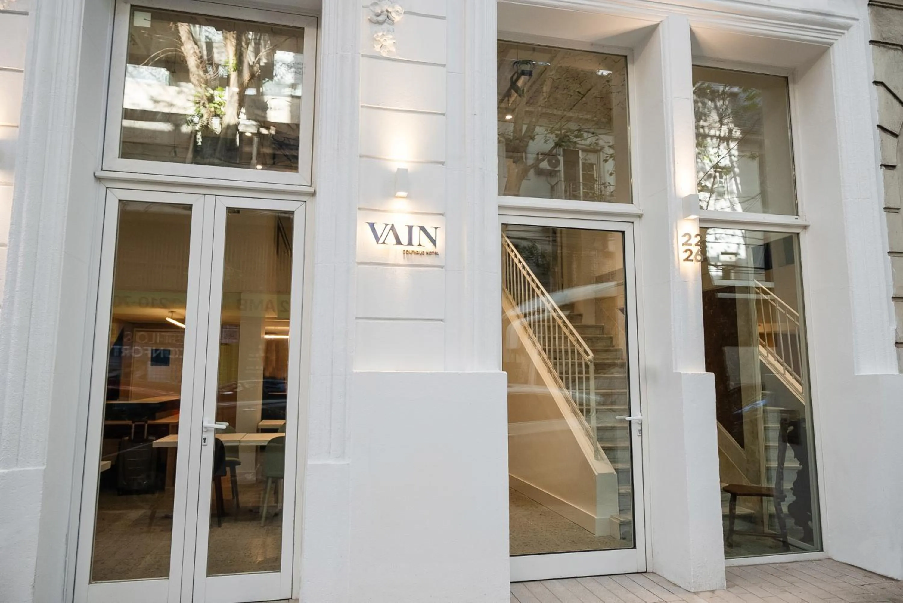 Facade/entrance in Vain Boutique Hotel
