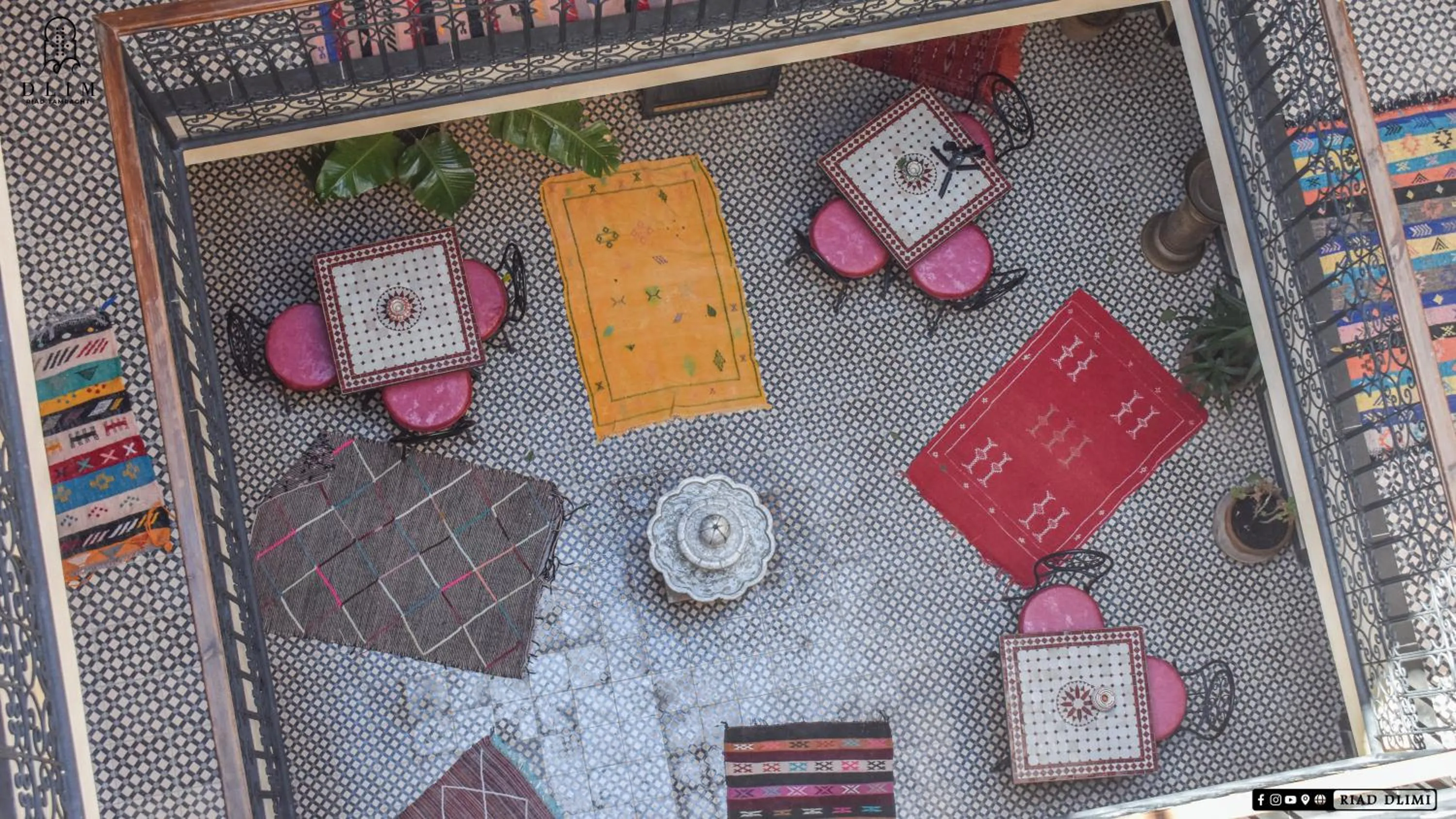 Patio in Auberge RIAD DLIM Tamraght