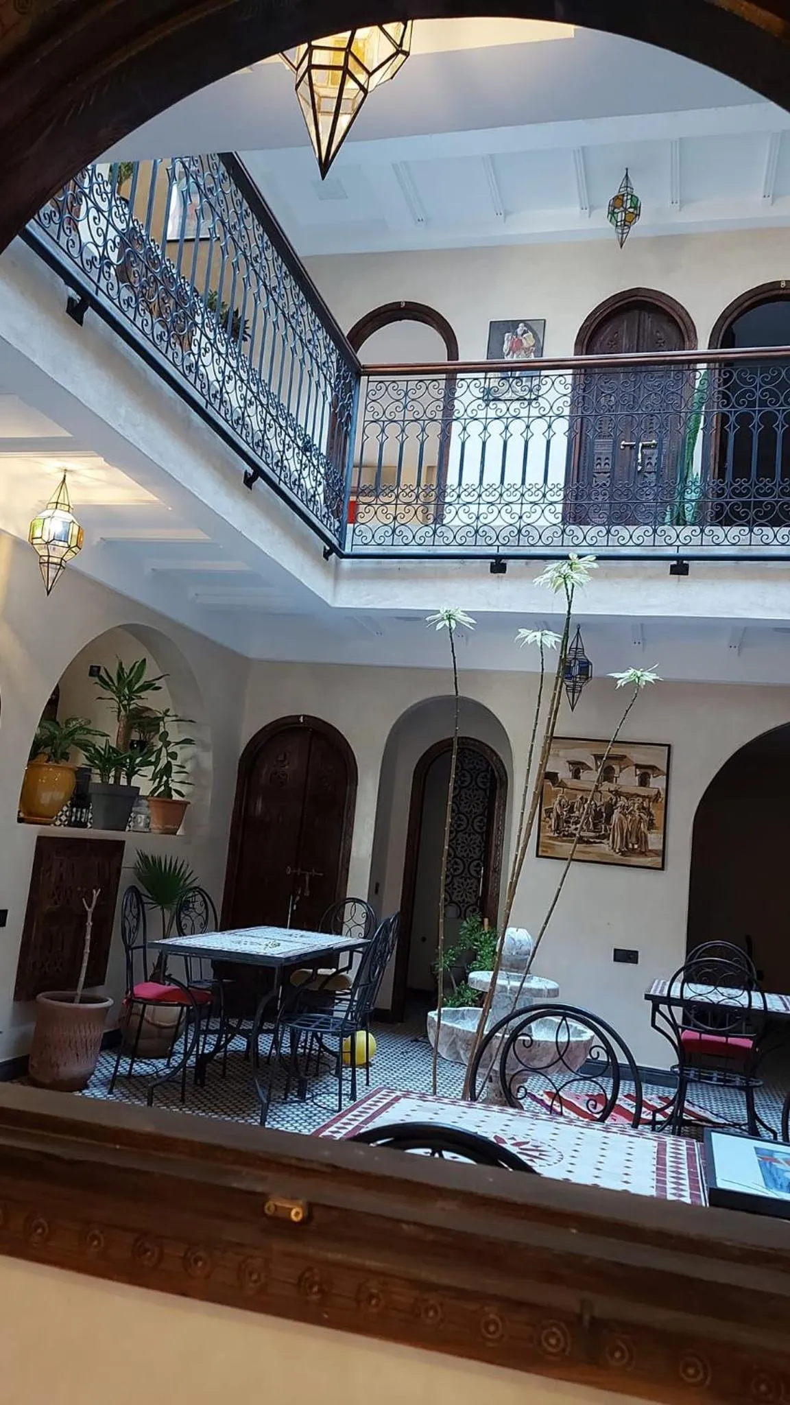 Patio in Auberge RIAD DLIM Tamraght