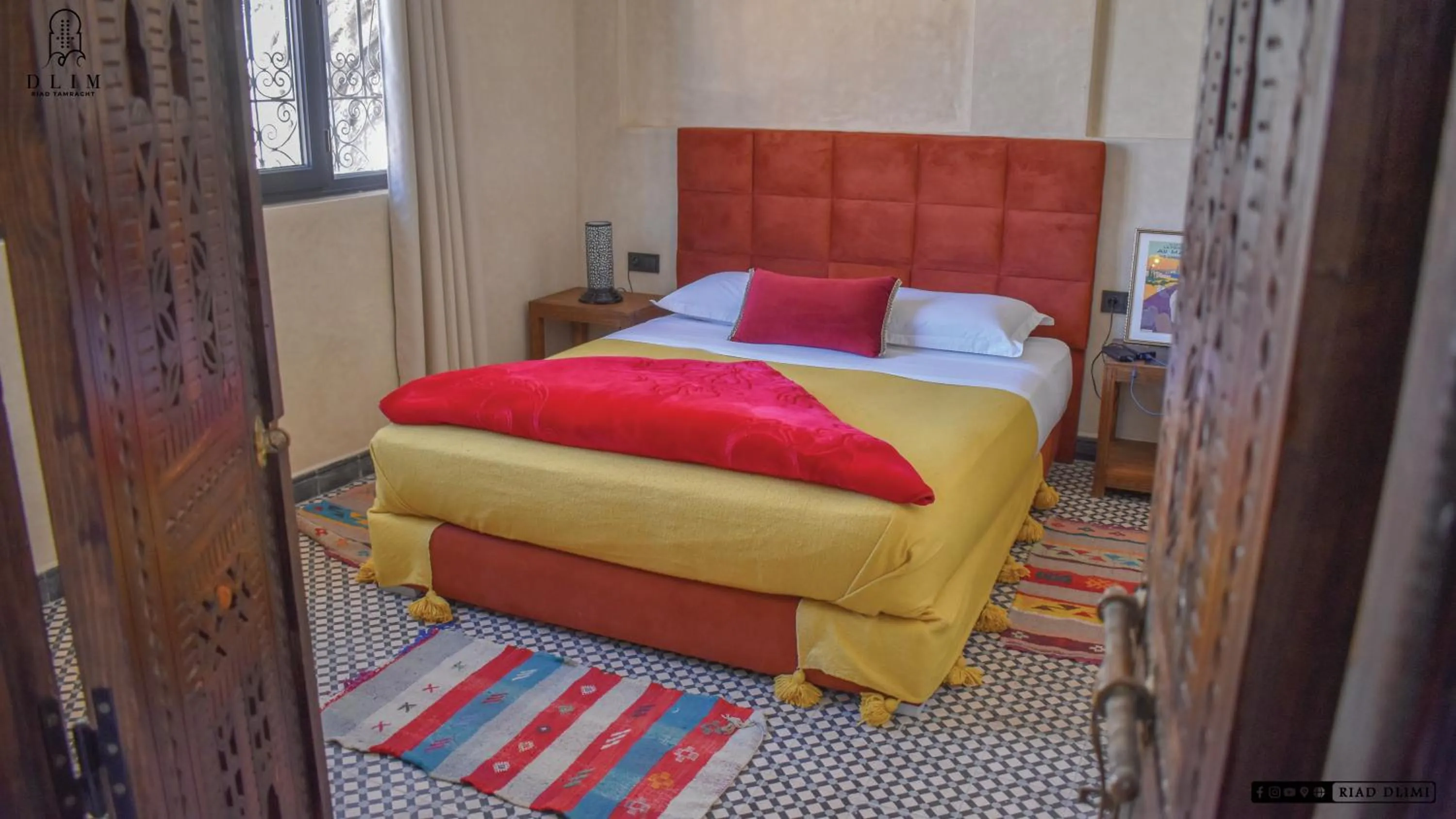 Bedroom in Auberge RIAD DLIM Tamraght