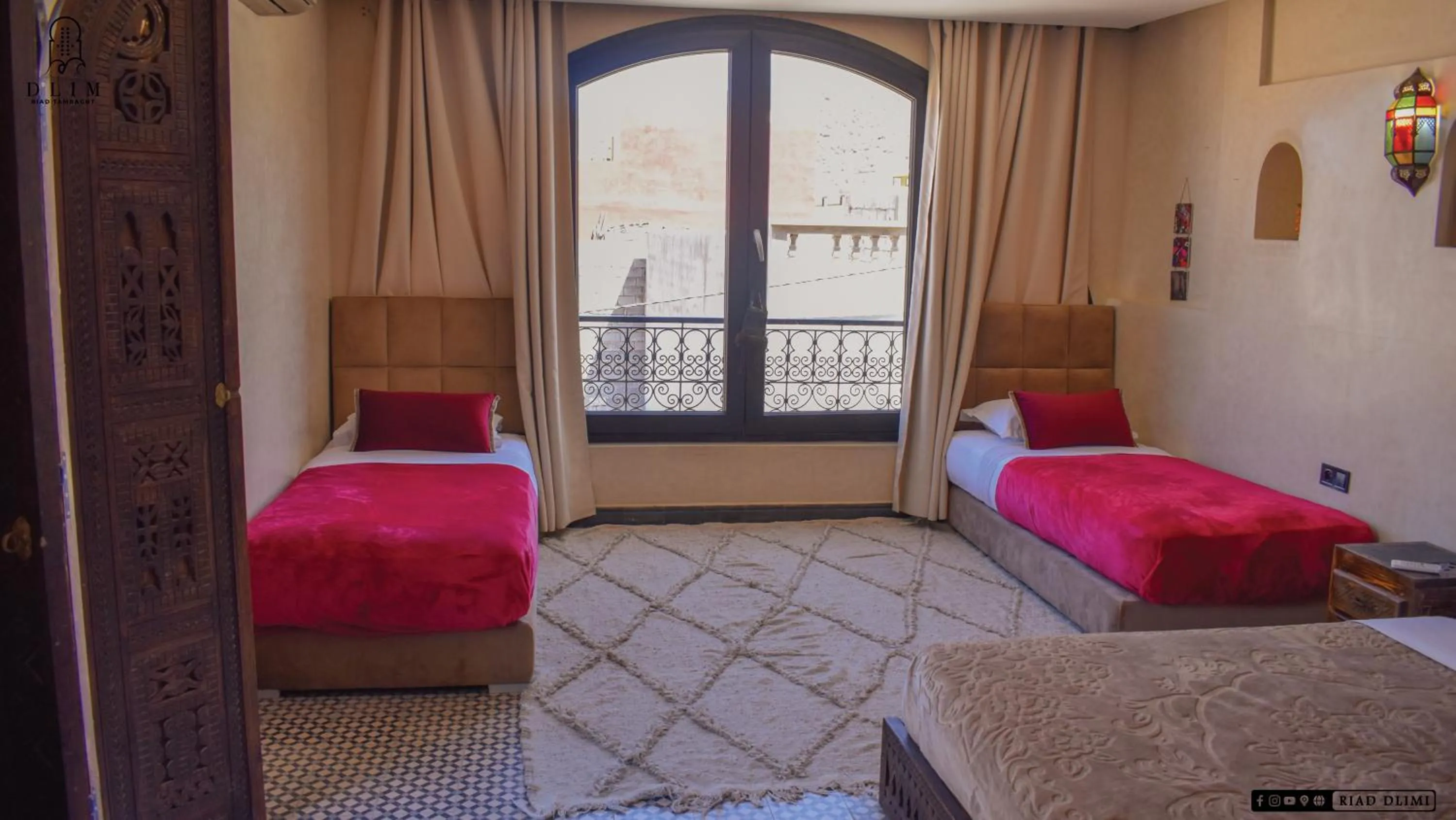 Bedroom in Auberge RIAD DLIM Tamraght