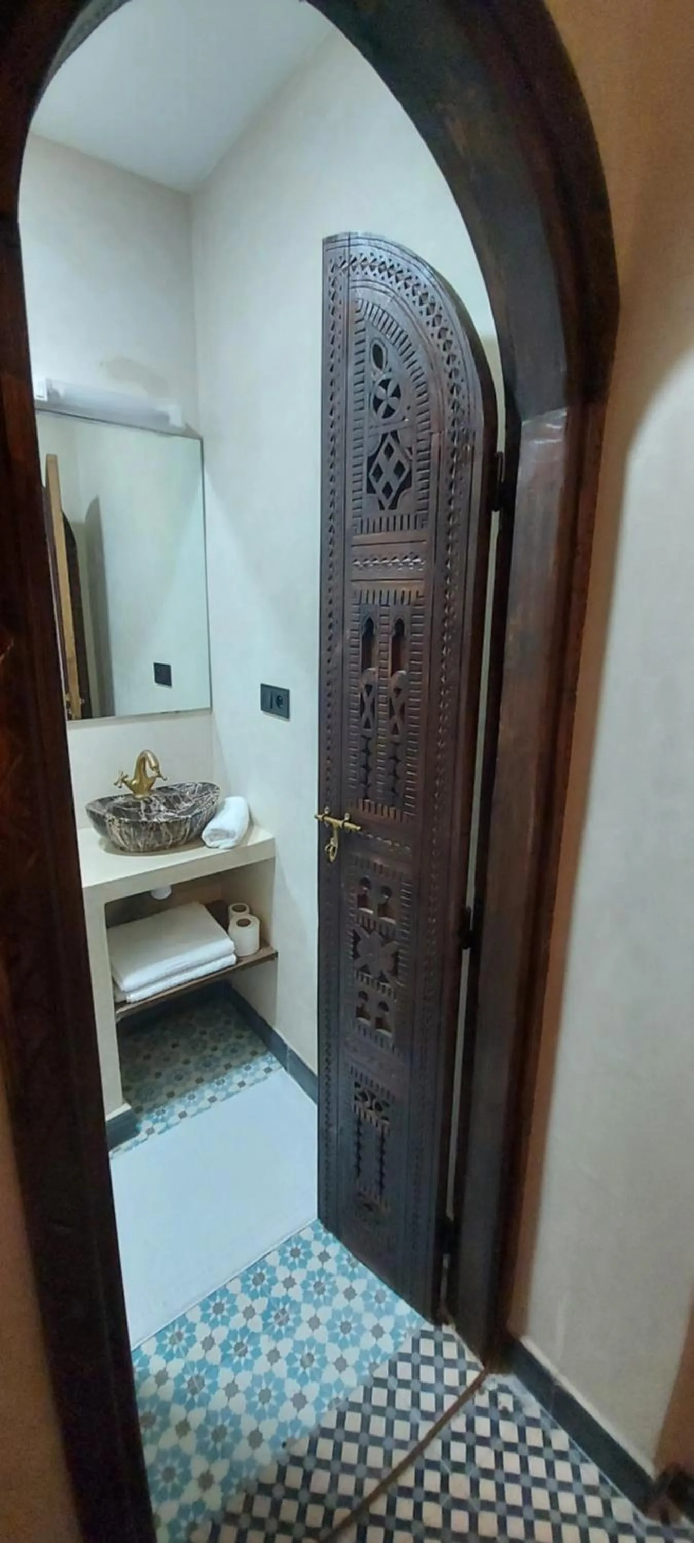 Bathroom in Auberge RIAD DLIM Tamraght