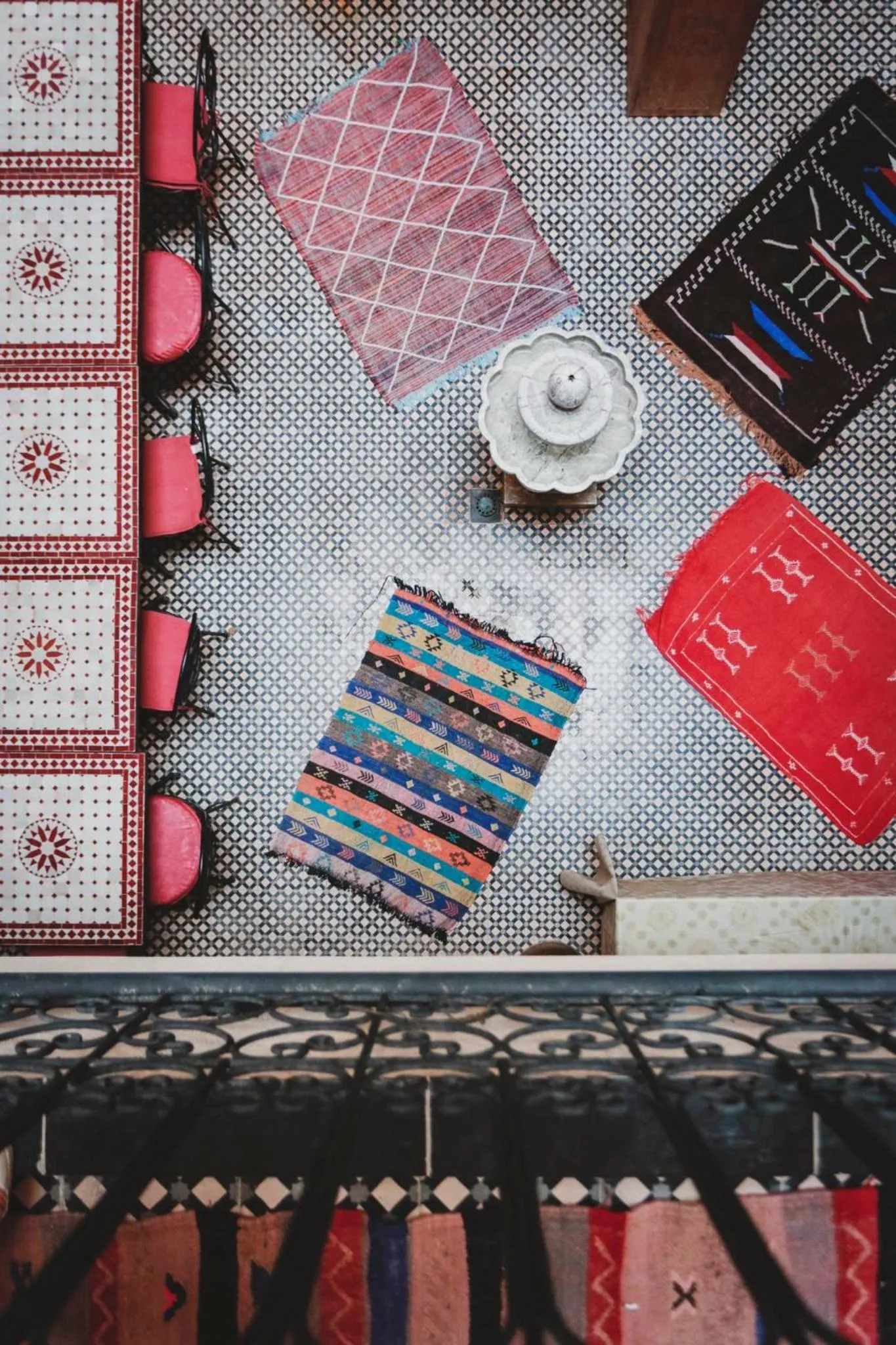 Patio in Auberge RIAD DLIM Tamraght