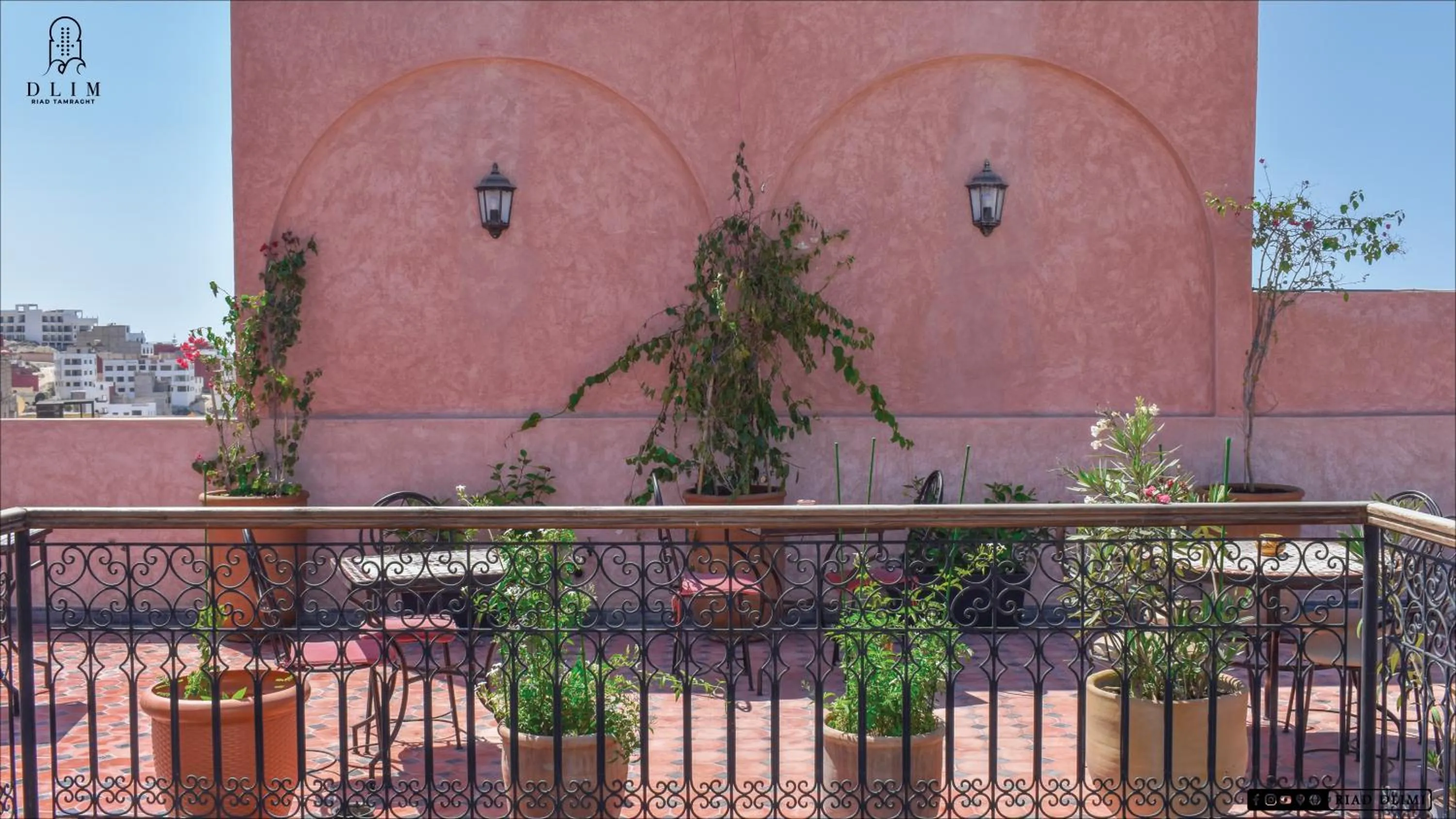 Patio in Auberge RIAD DLIM Tamraght
