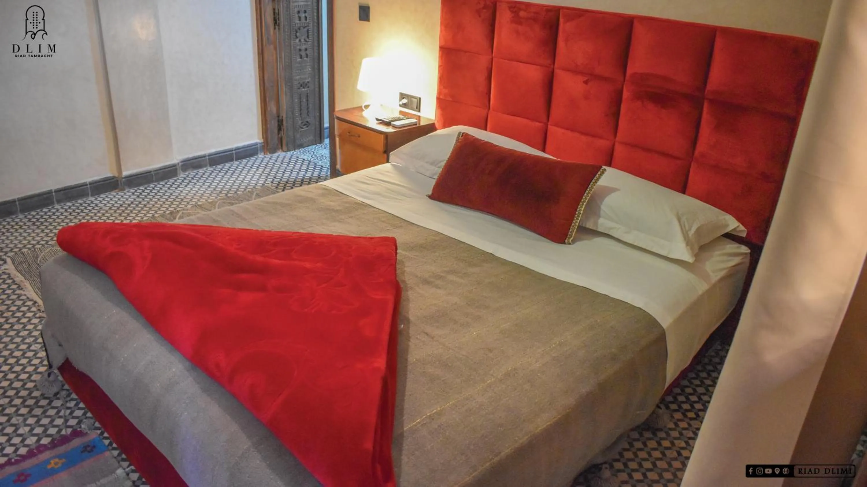 Bedroom in Auberge RIAD DLIM Tamraght