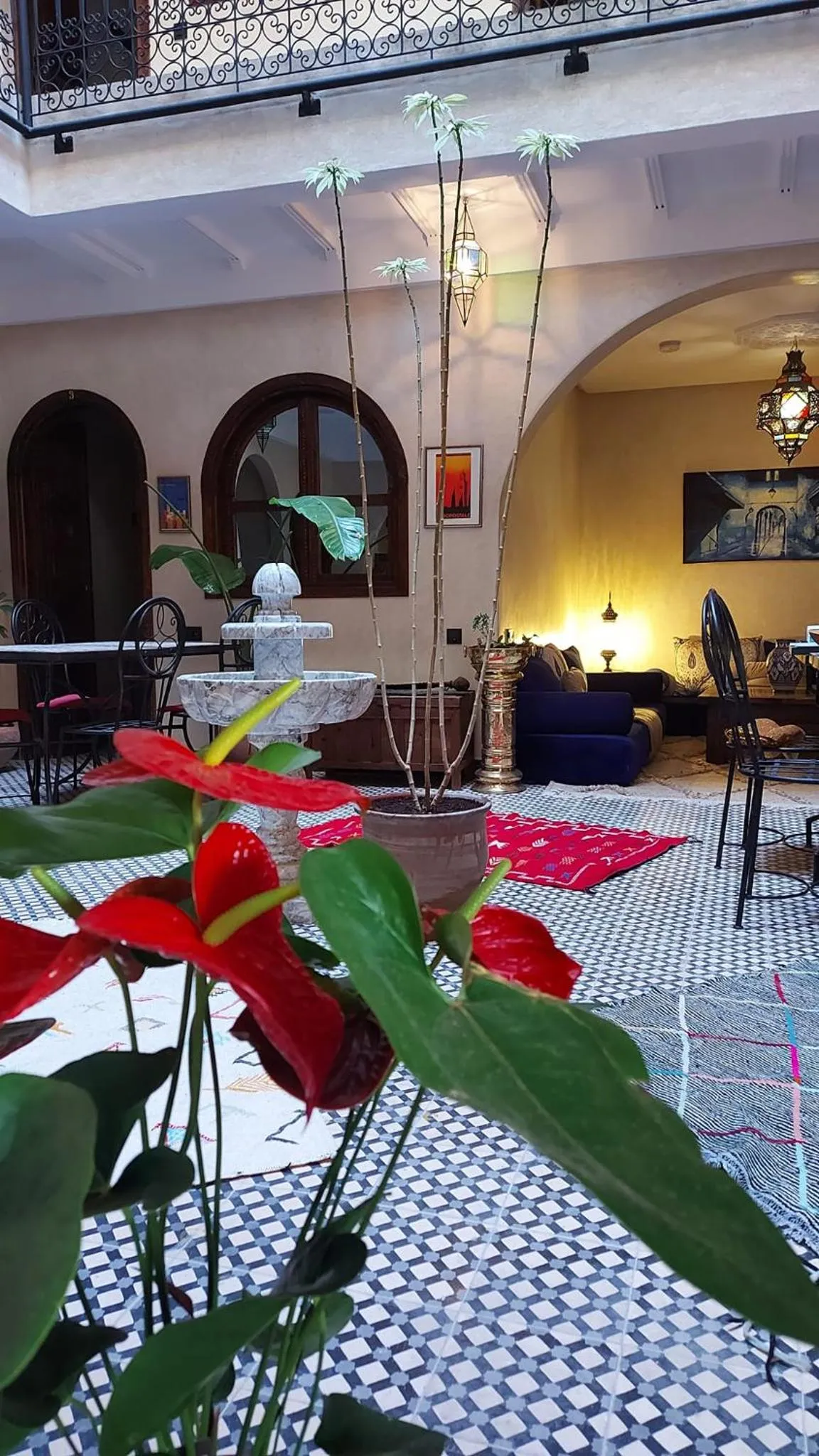 Patio in Auberge RIAD DLIM Tamraght