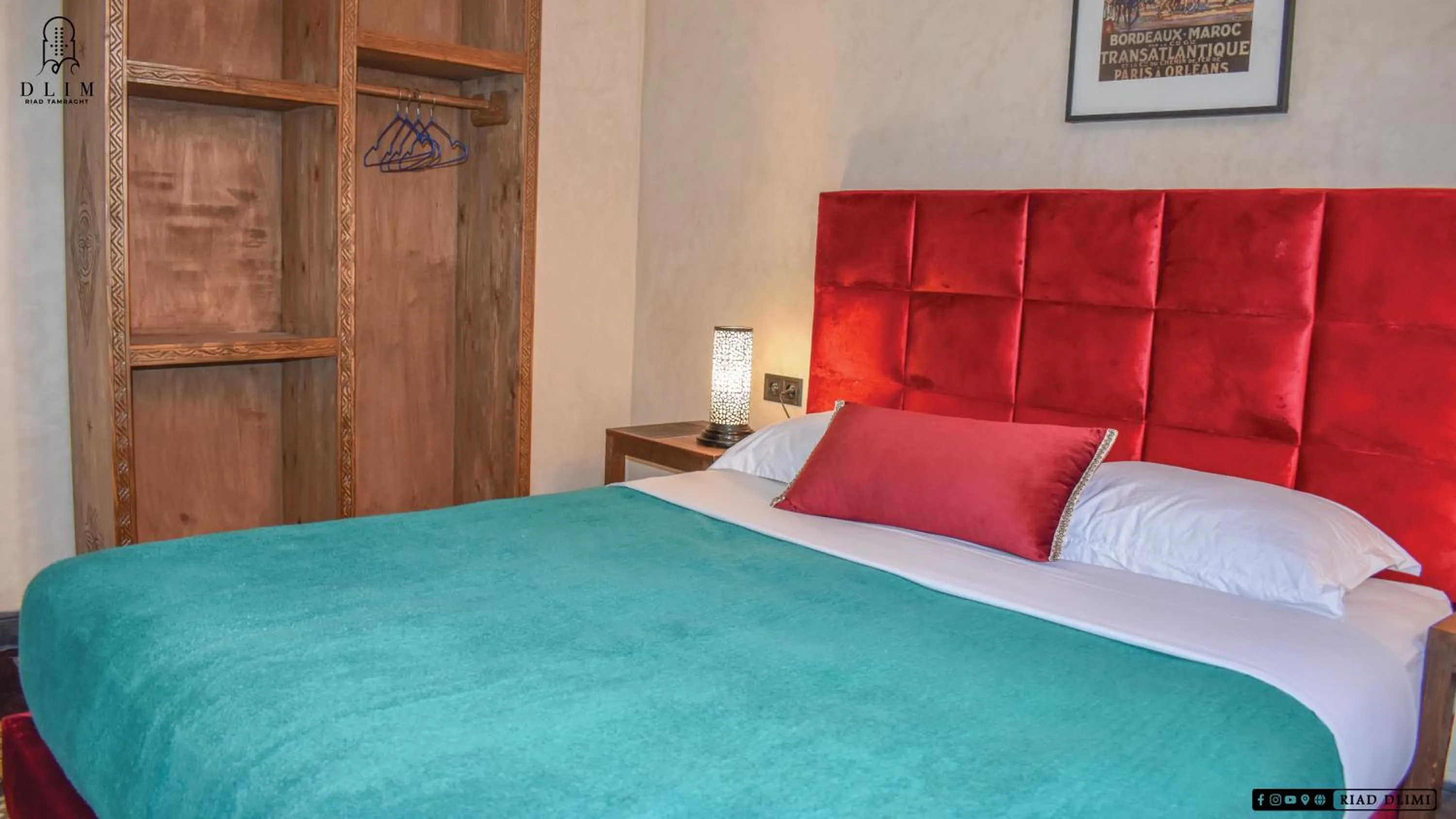 Bedroom in Auberge RIAD DLIM Tamraght