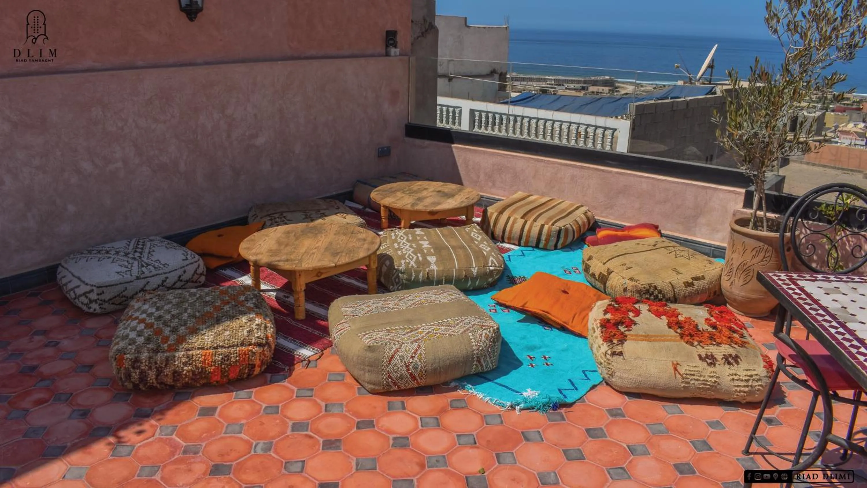 Patio in Auberge RIAD DLIM Tamraght