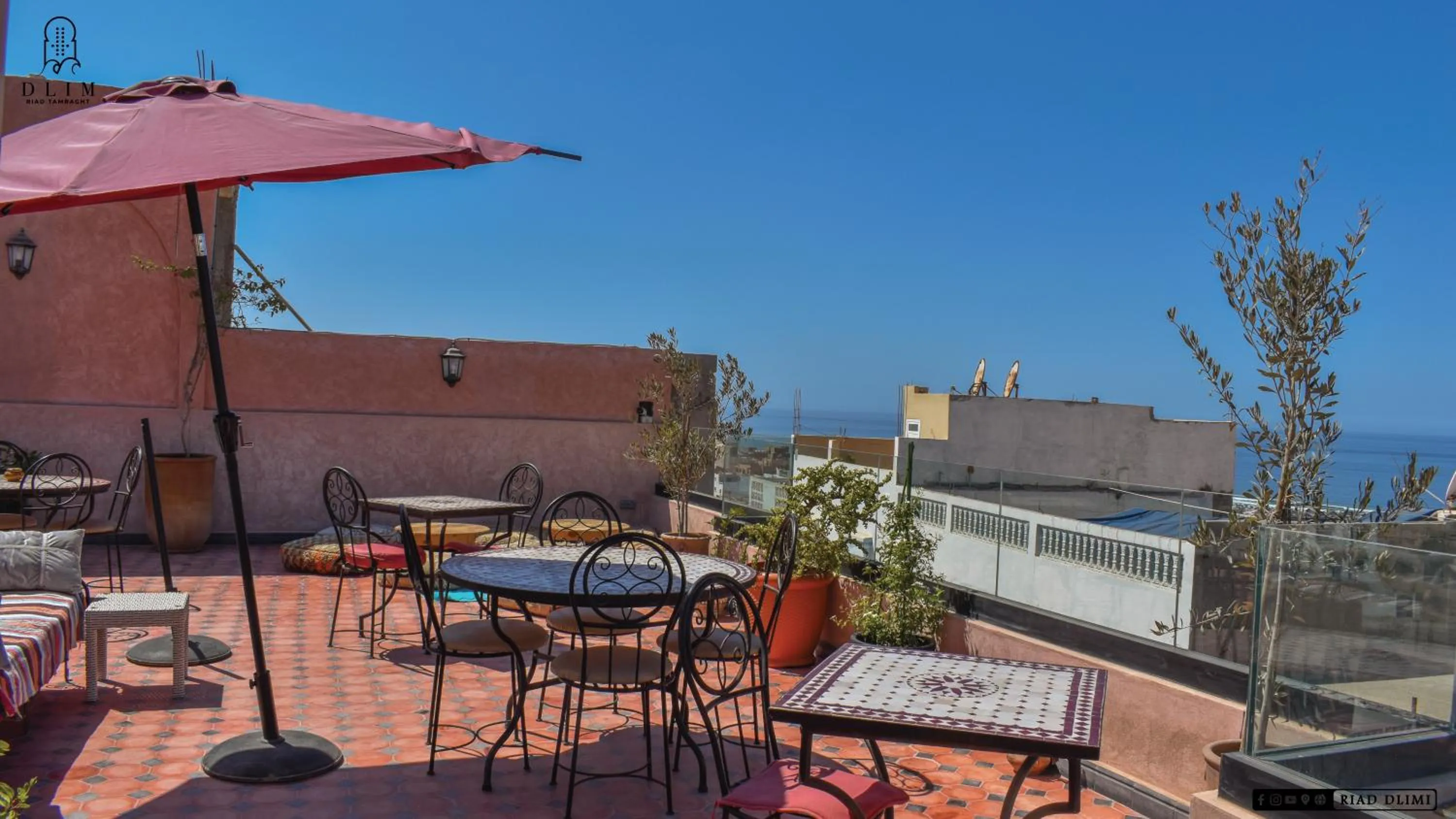Patio in Auberge RIAD DLIM Tamraght