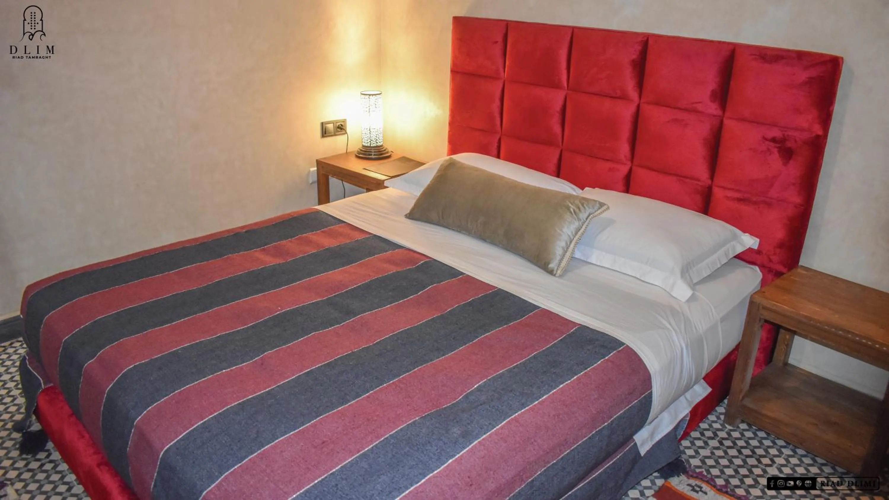 Bedroom in Auberge RIAD DLIM Tamraght