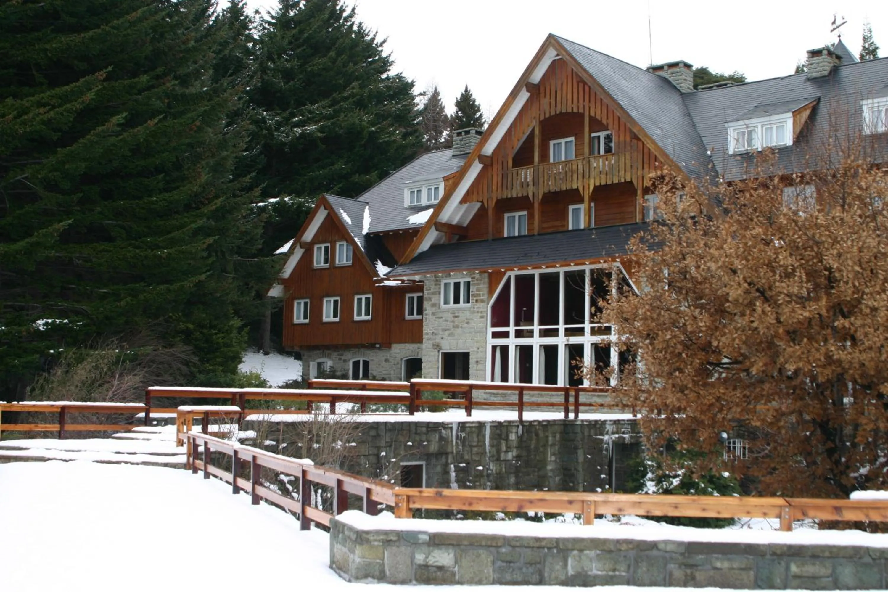 Bird's eye view in Hotel Tunquelén