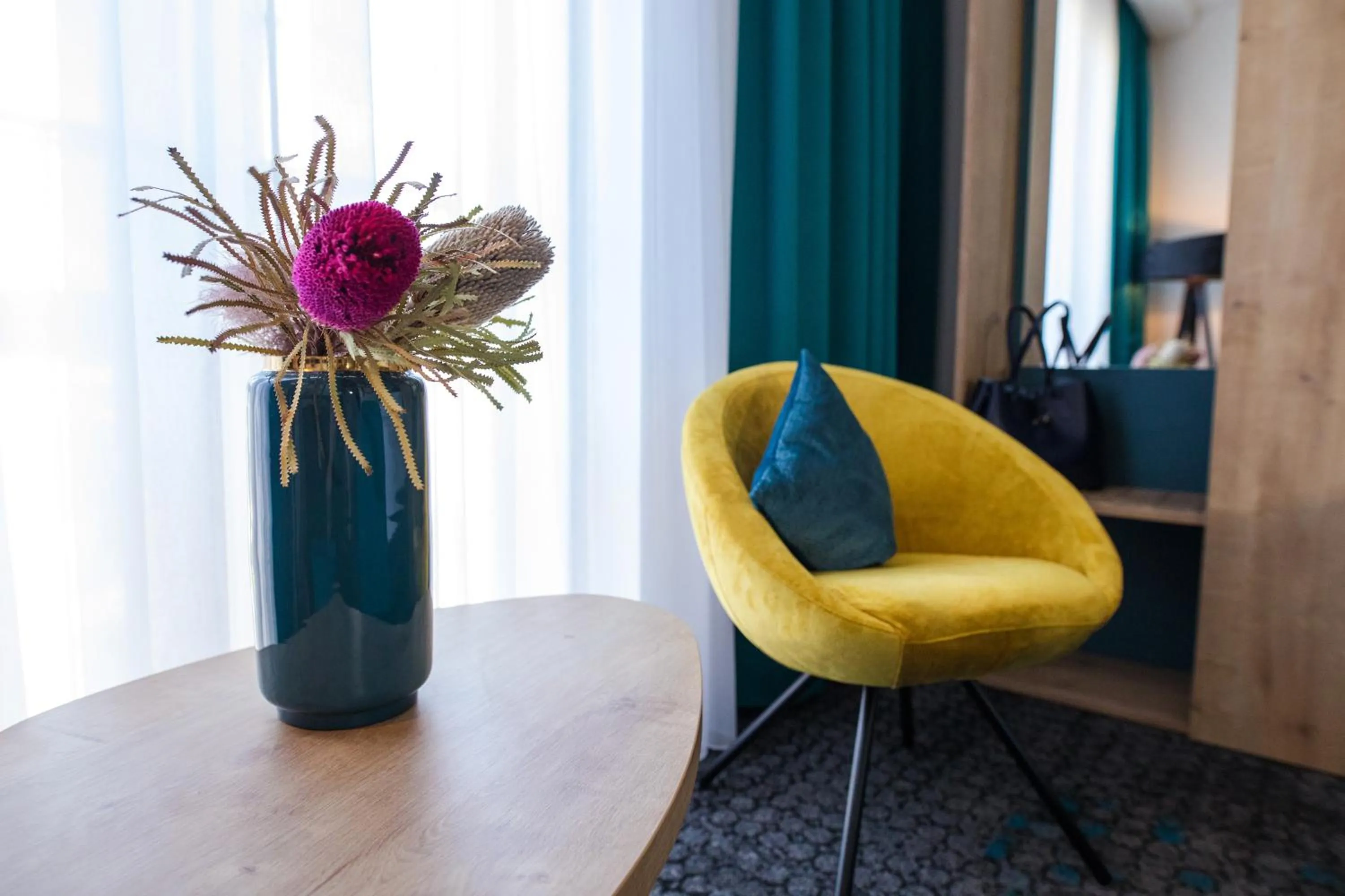 Seating area in Das Steinmüller Hotel