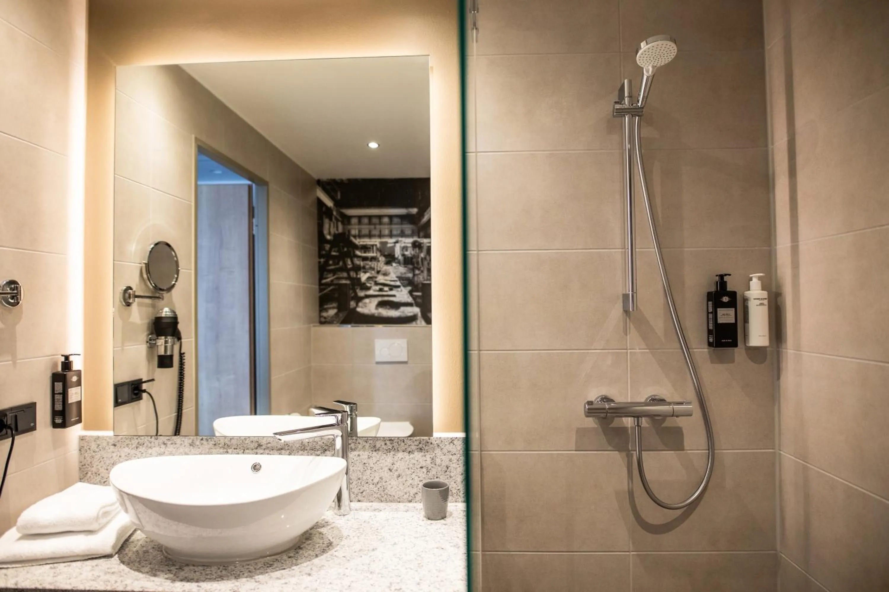 Bathroom in Das Steinmüller Hotel