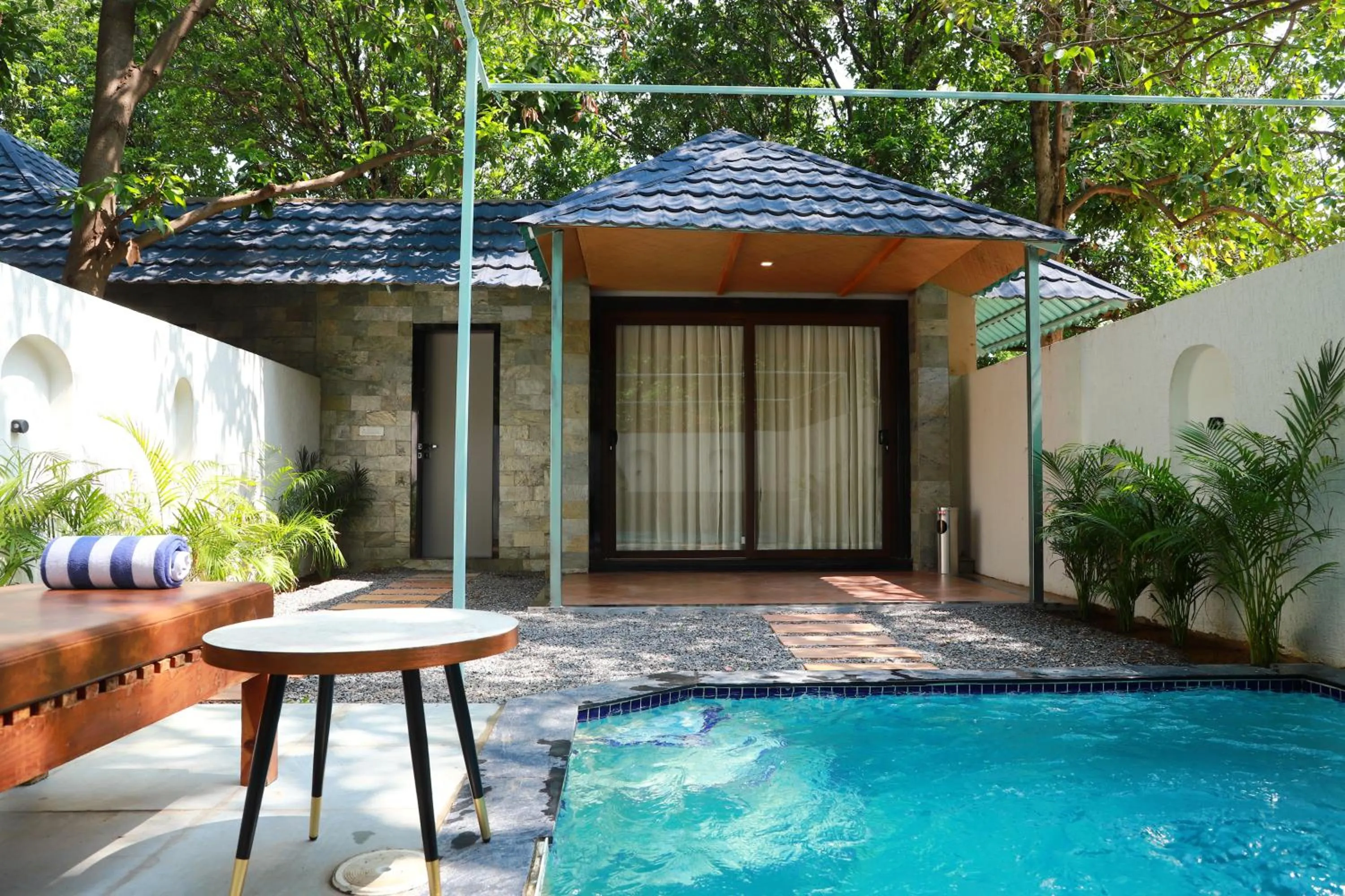 Swimming pool in Savitri Resort