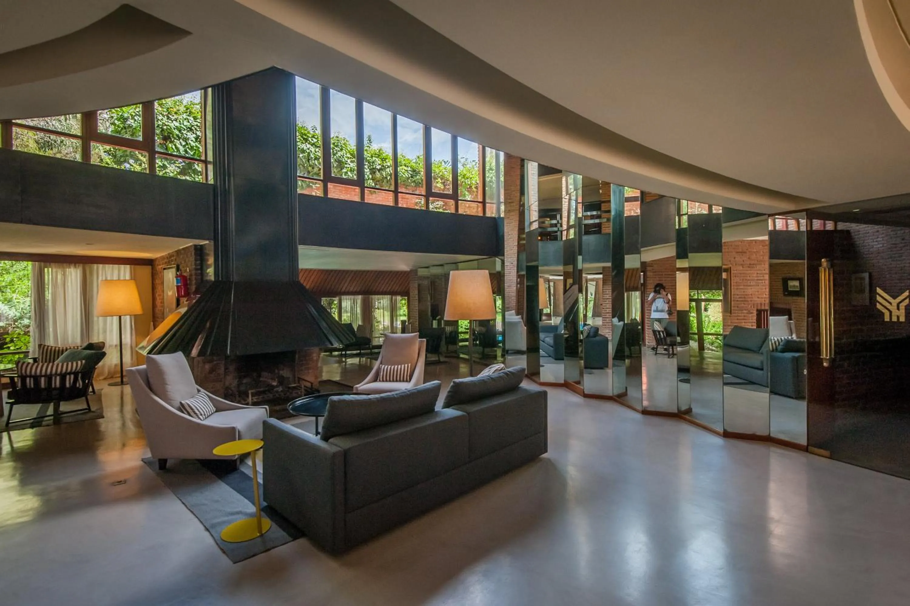 Lobby or reception in Hotel del Bosque
