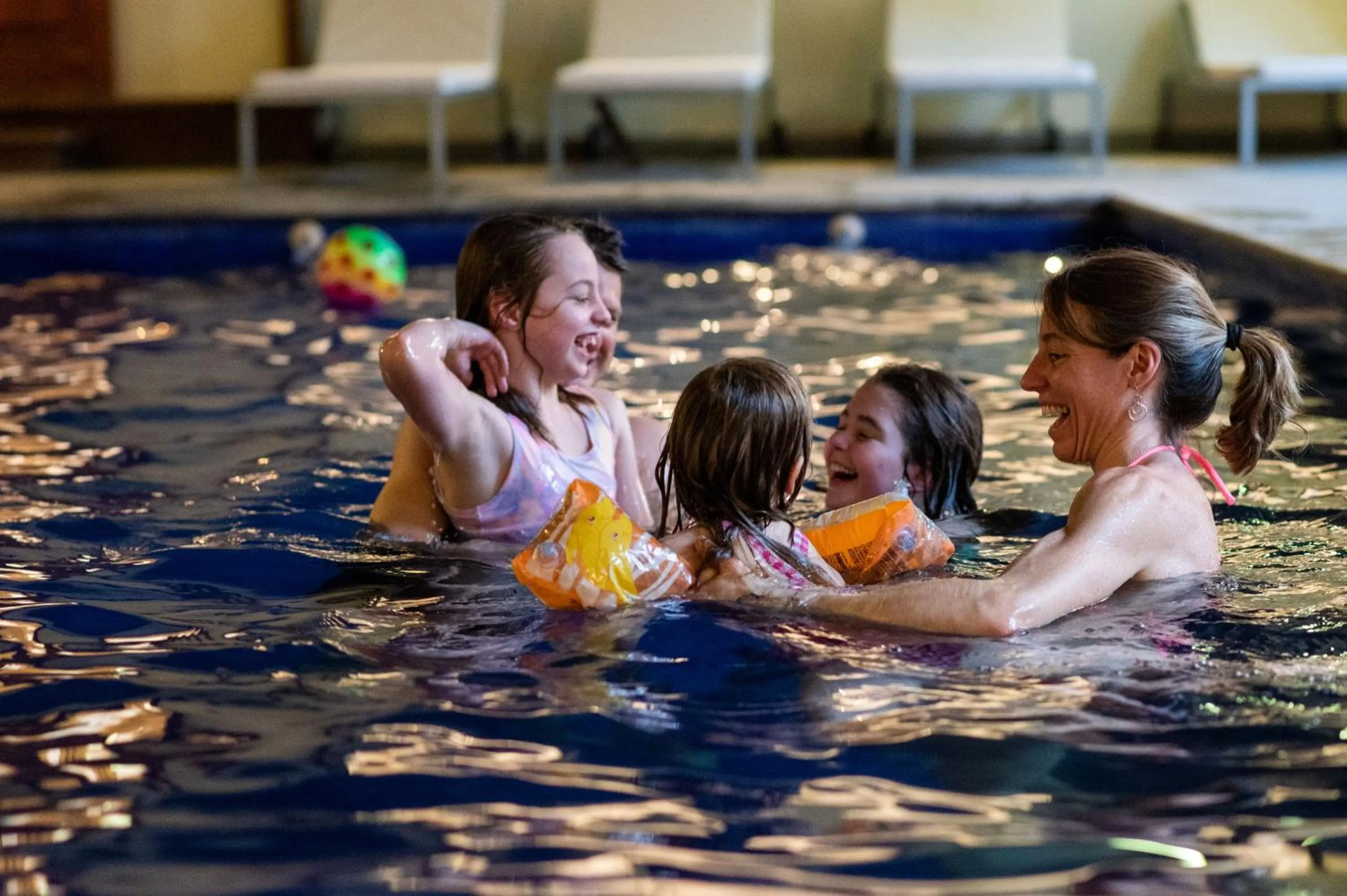 Swimming pool in Hotel del Bosque