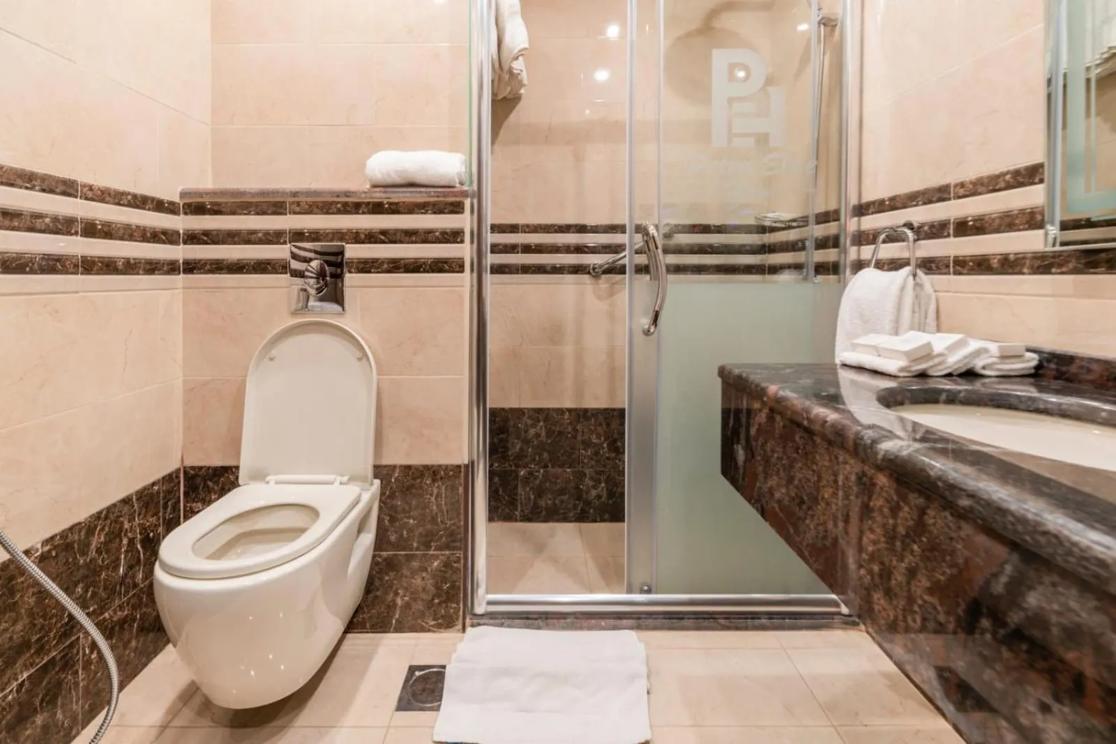 Bathroom in Petra Elite Hotel