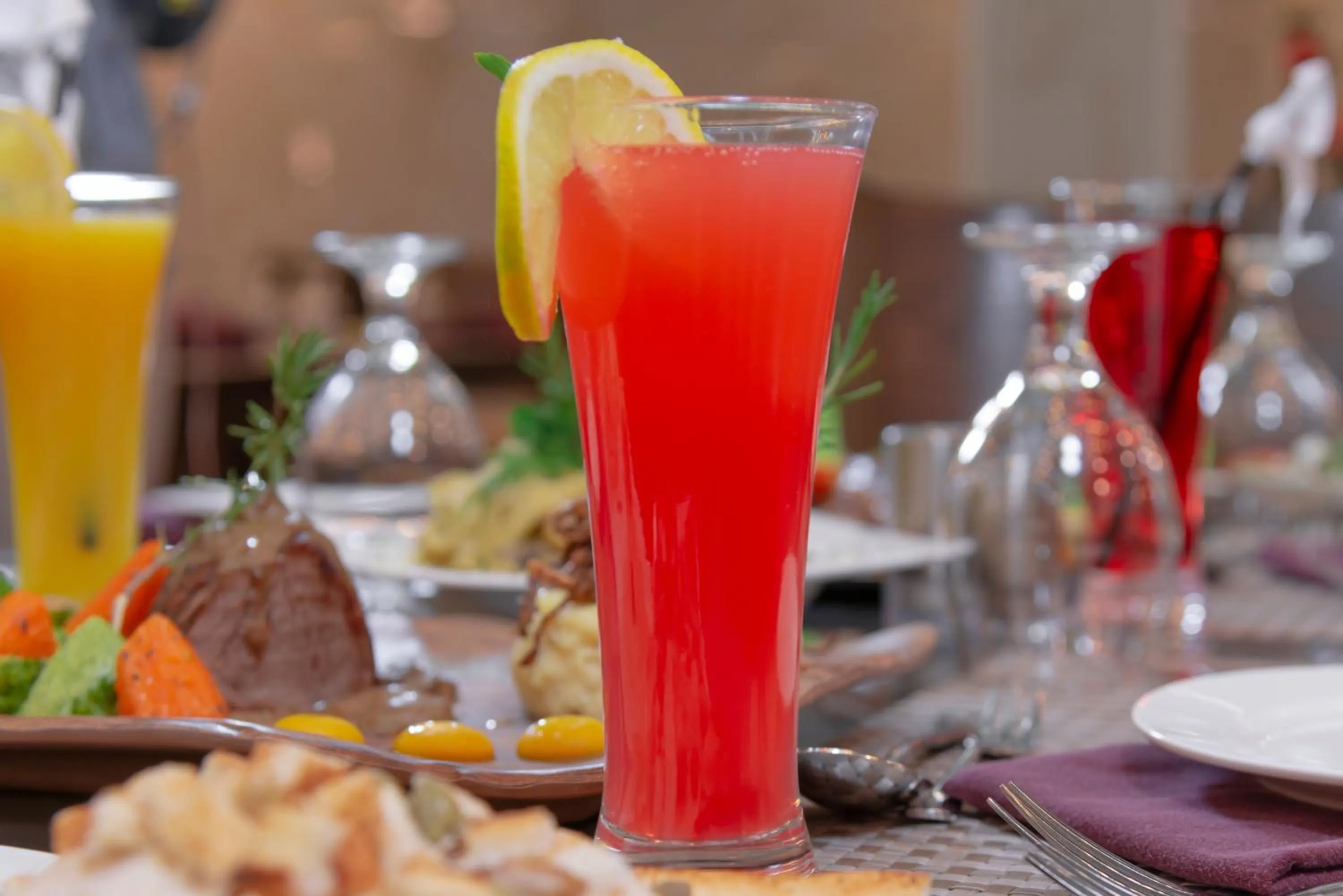 Food and drinks in Petra Elite Hotel