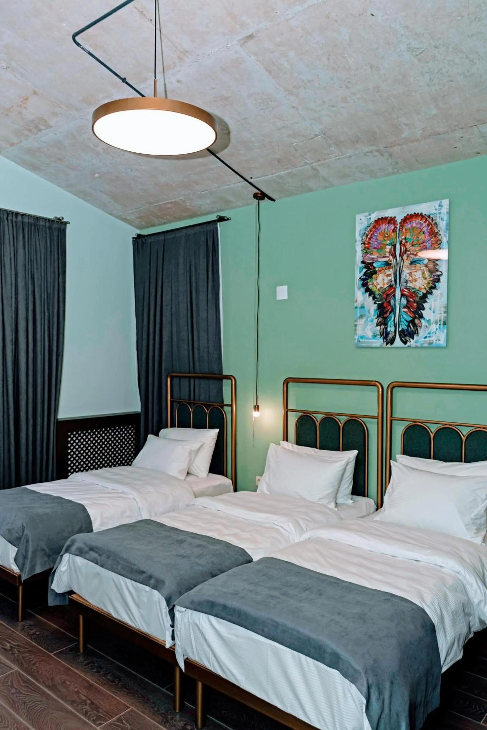 Bed in Paliani Hotel