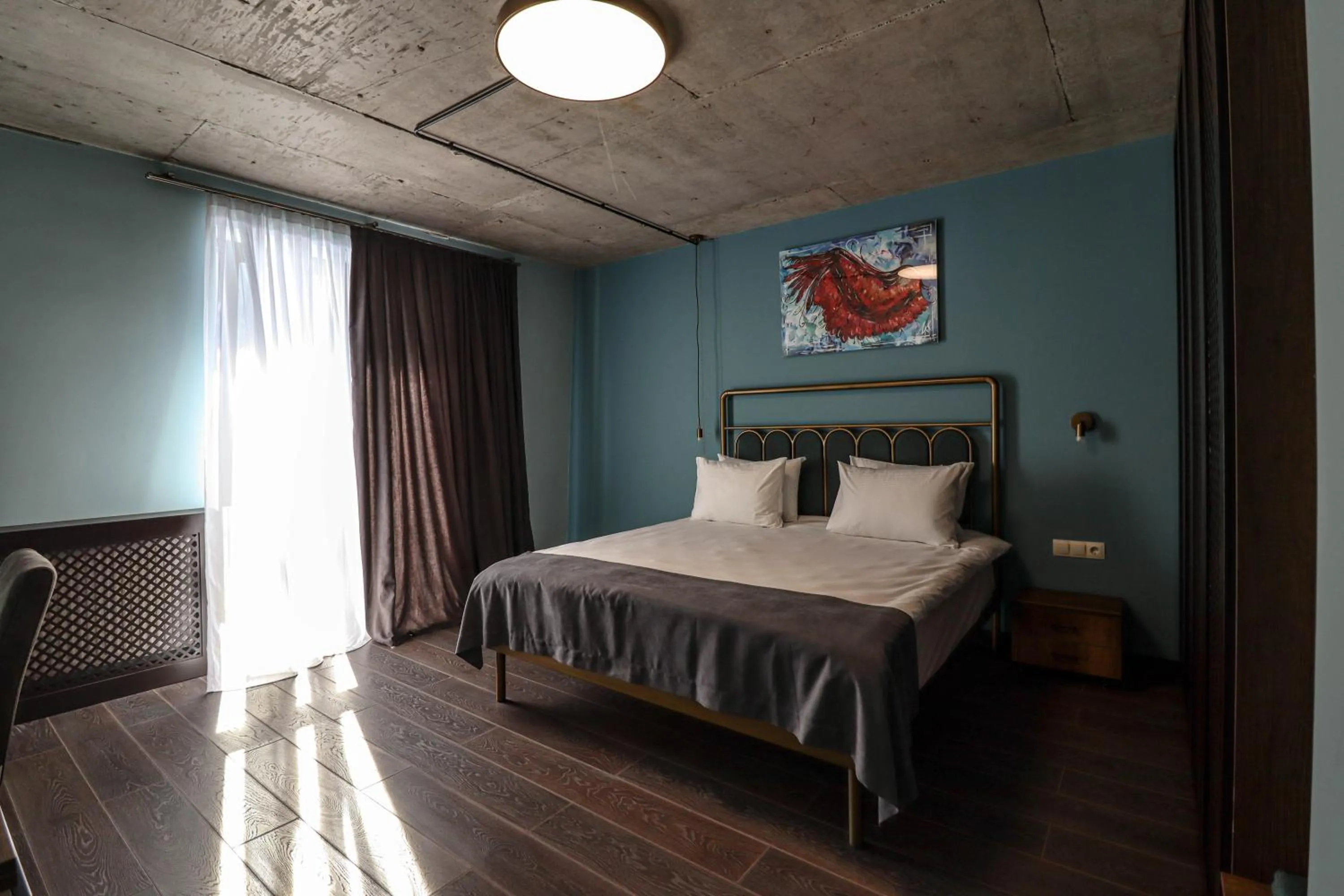 Bed in Paliani Hotel