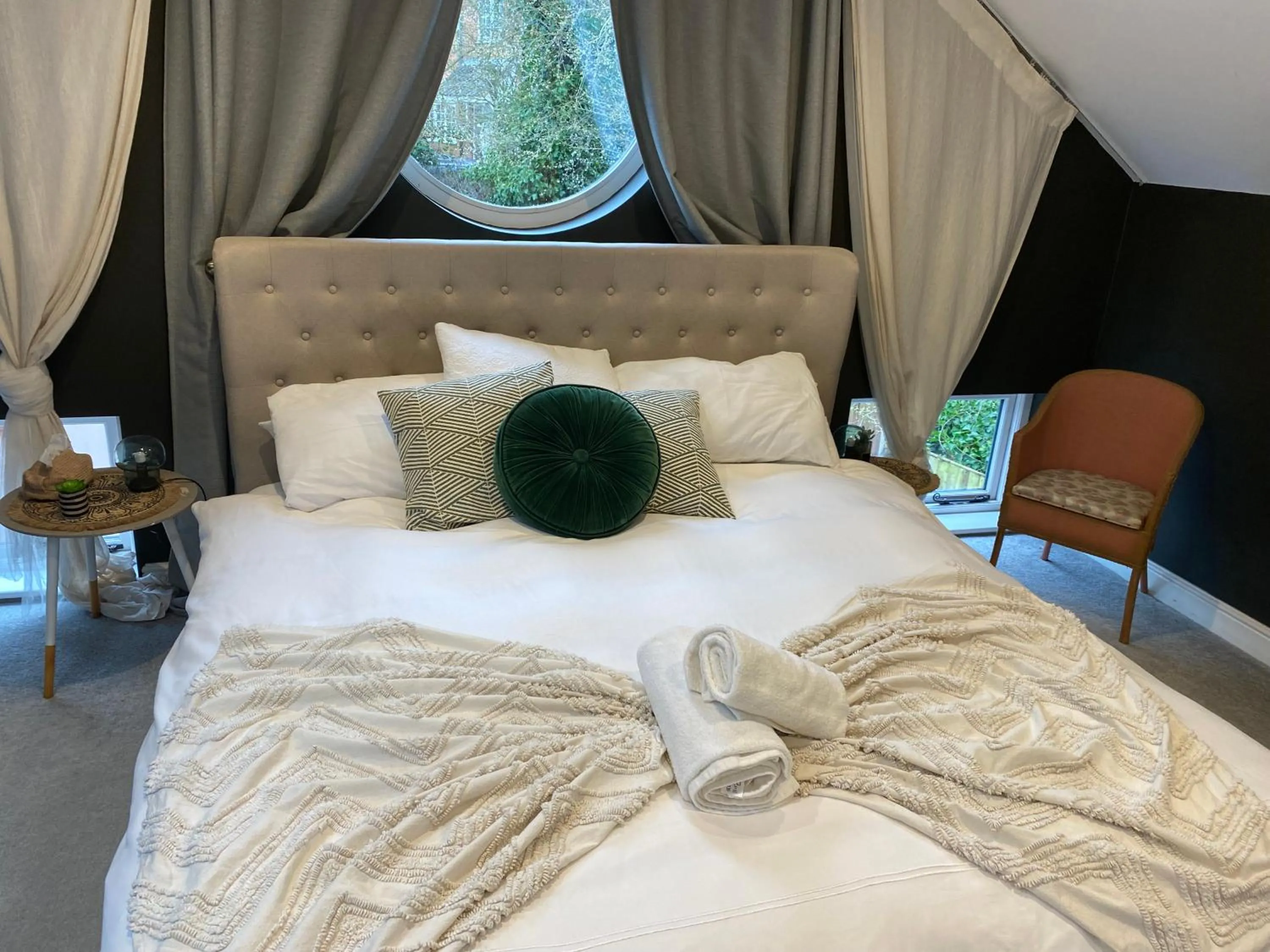 Bed in Stone Cottage