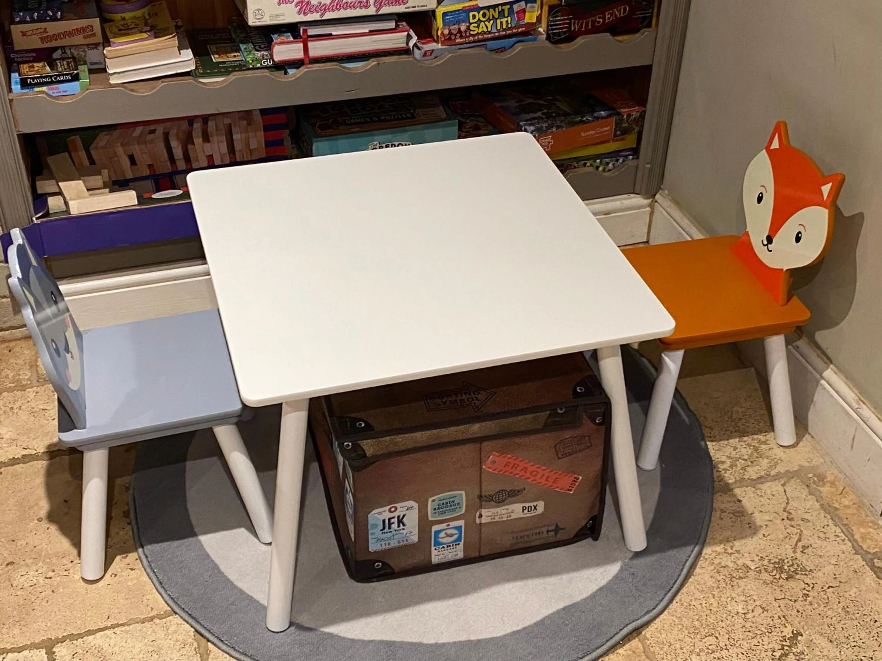 Library in Stone Cottage