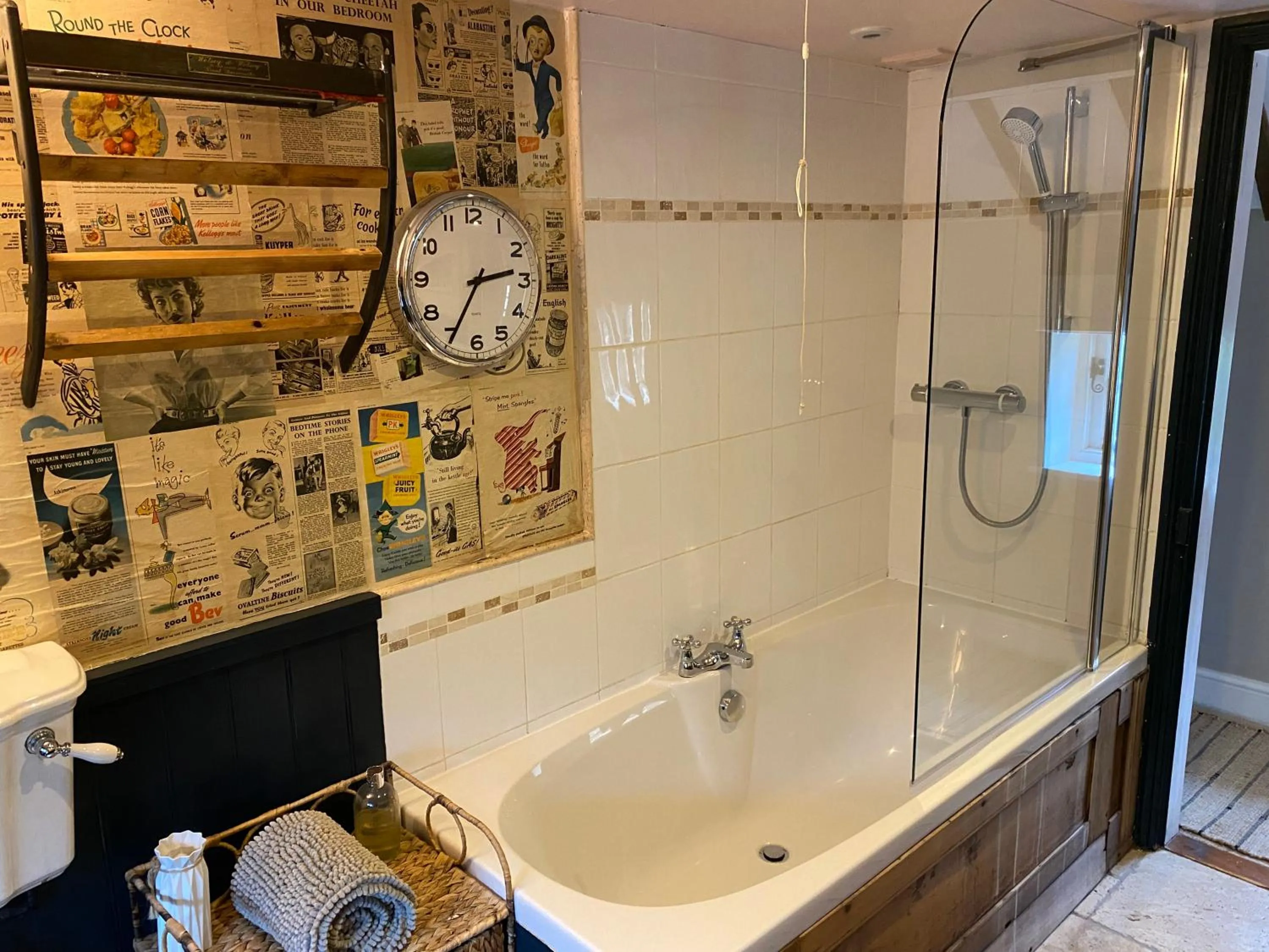 Shower in Stone Cottage