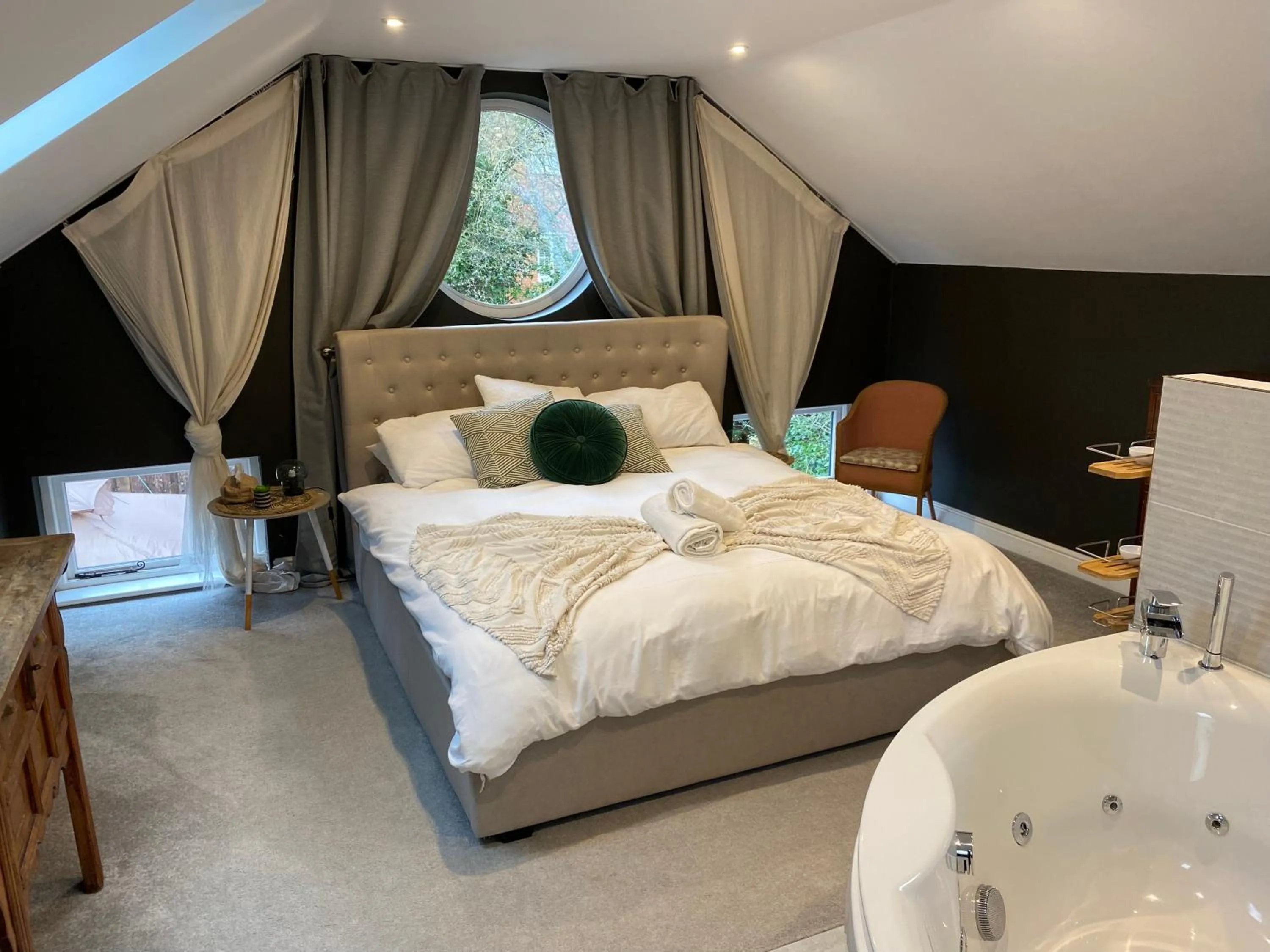 Bed in Stone Cottage