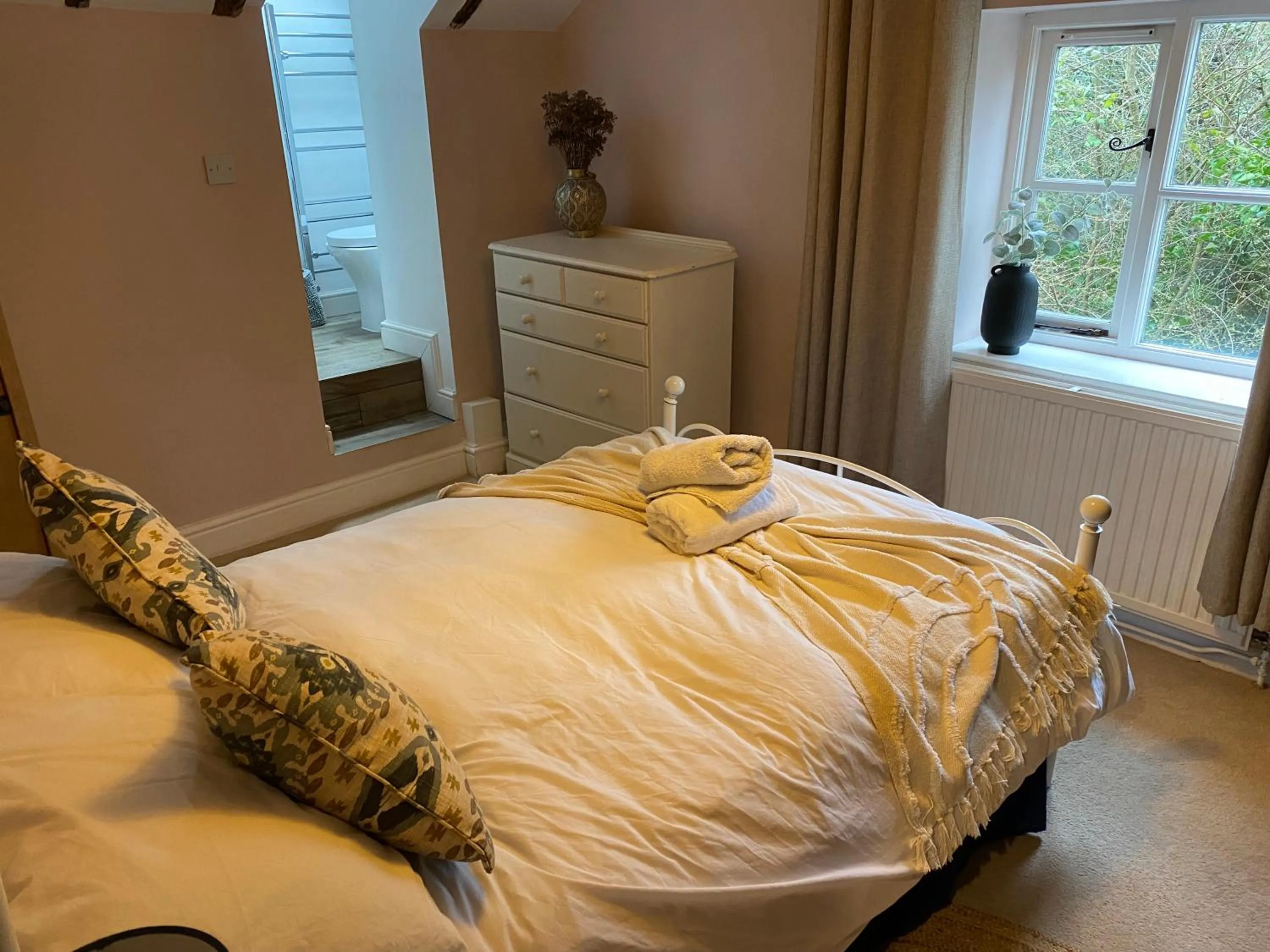 Bed in Stone Cottage