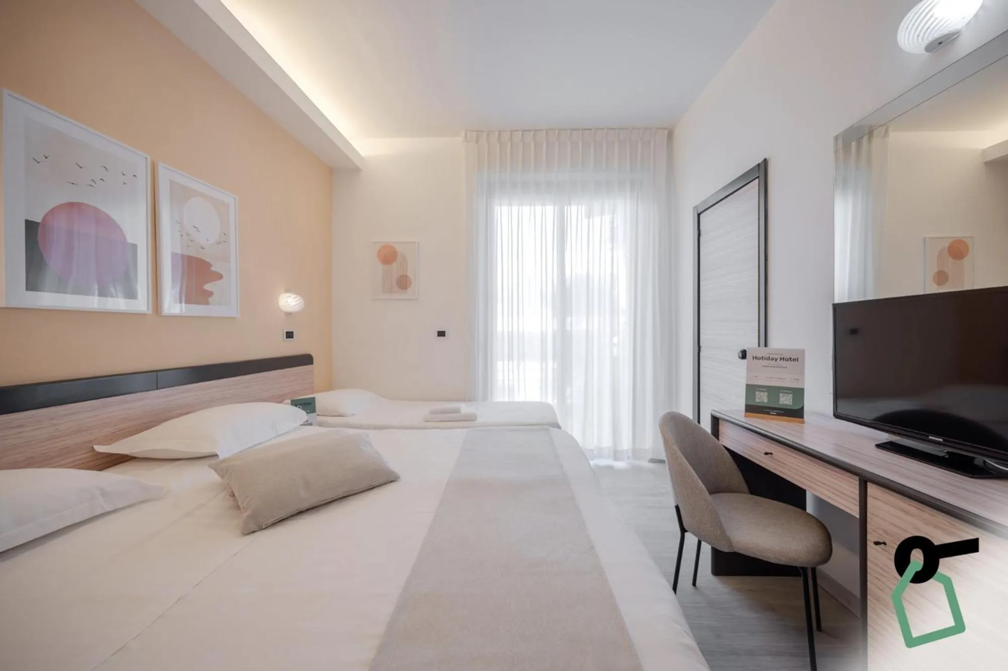 Bedroom, Bed in HOTIDAY Room Collection - Giulianova