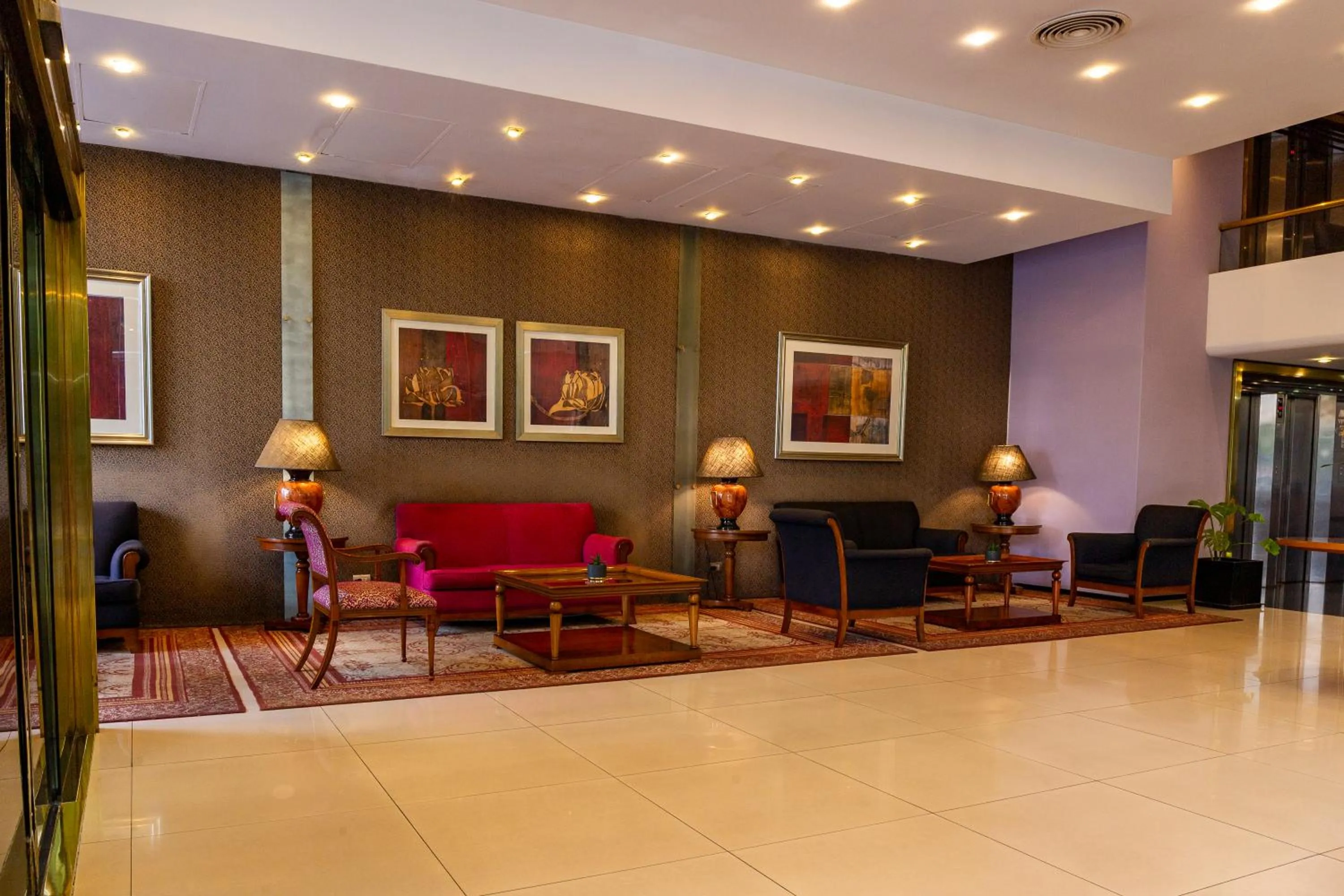 Lobby or reception in Hotel Conte