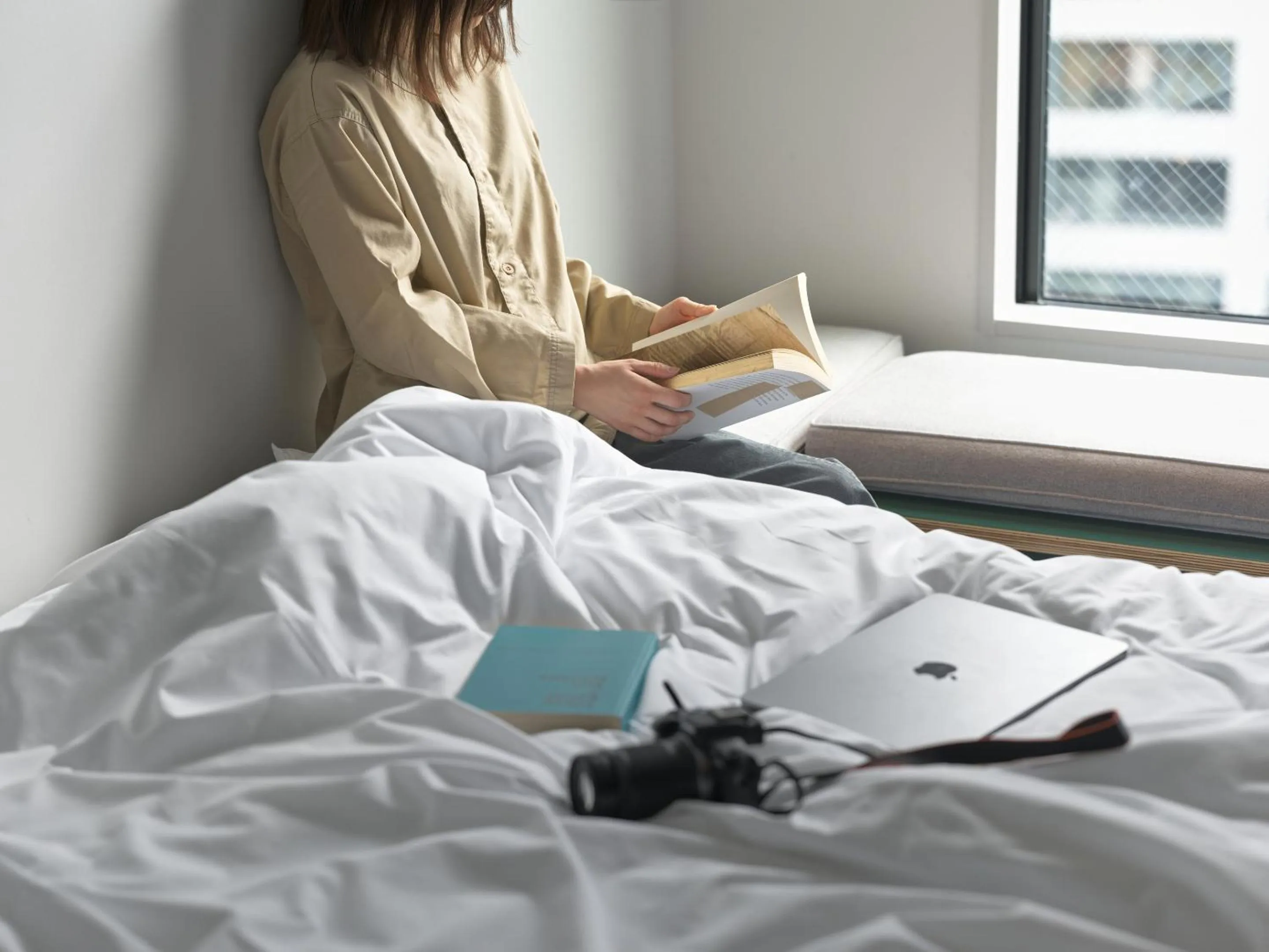 People, Bed in all day place shibuya