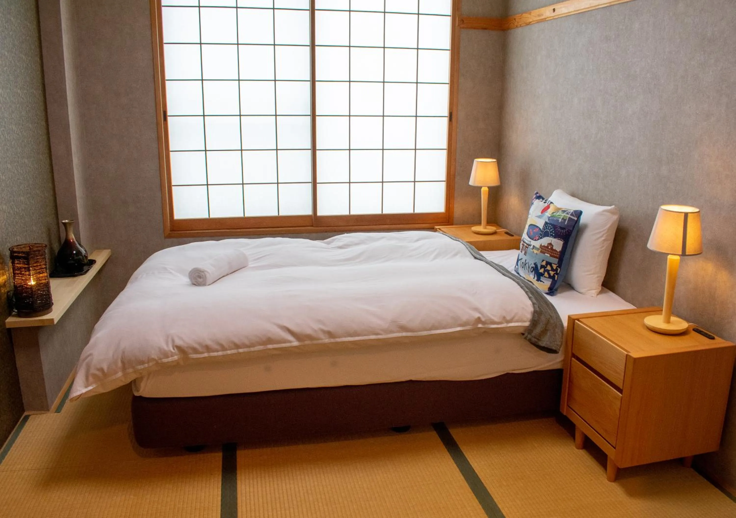 Bed in T Square Hakuba