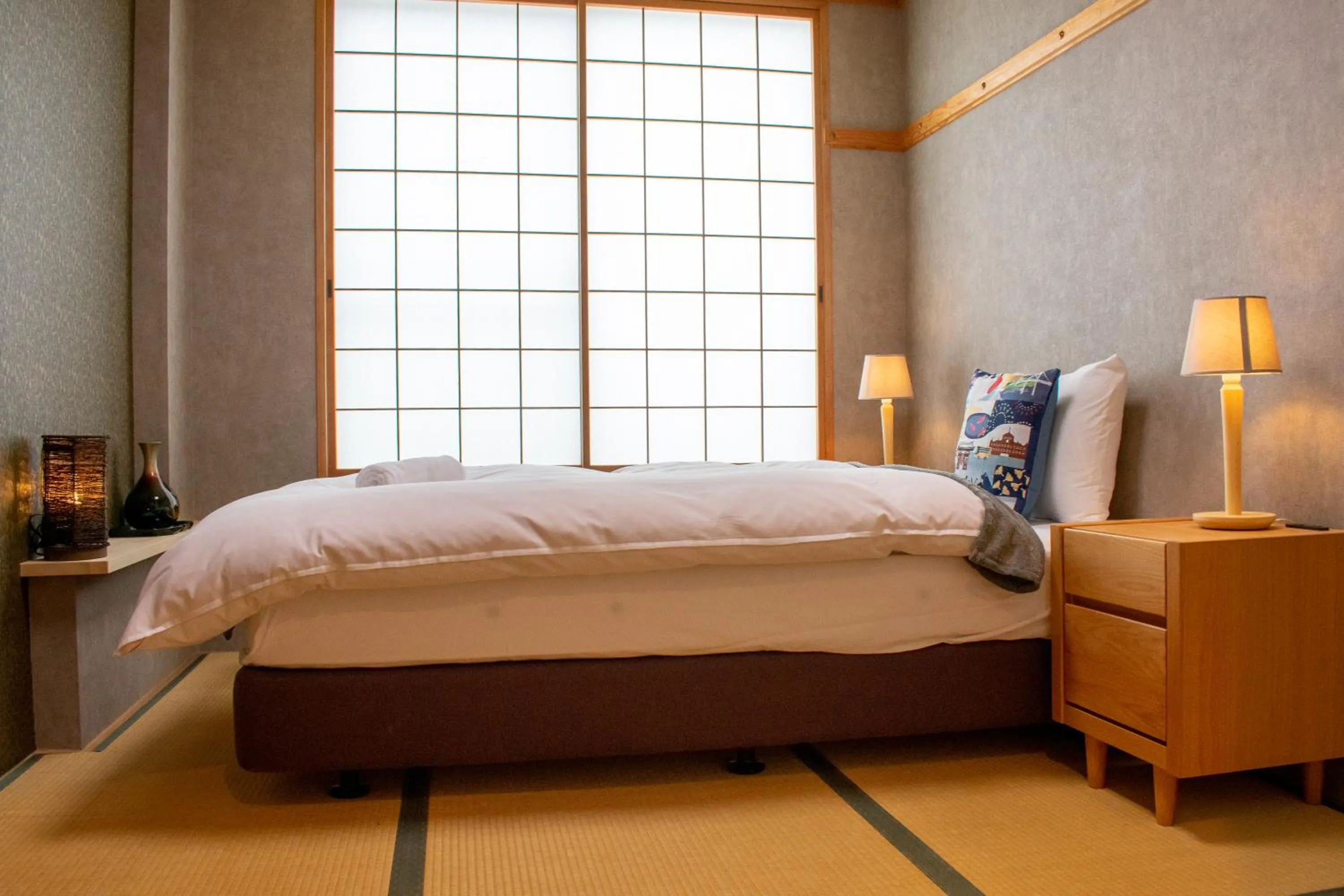 Bed in T Square Hakuba