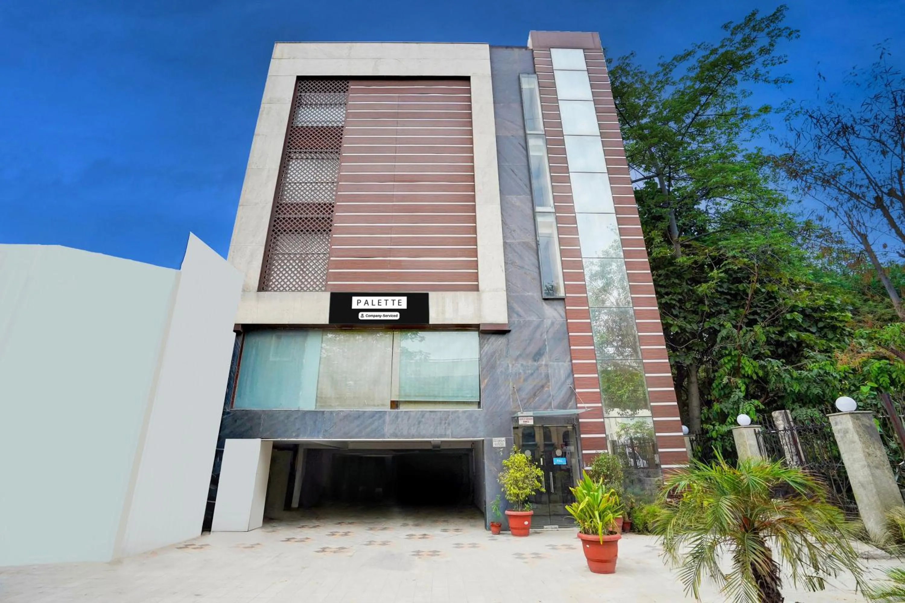 Facade/entrance in Palette South Delhi Formerly Imperial Villa