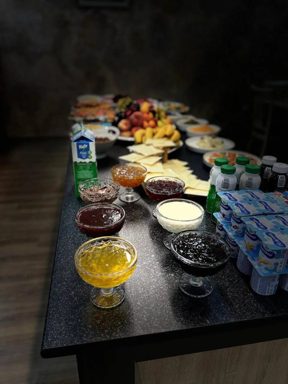 Buffet breakfast in al Madina Hotel Samarkand