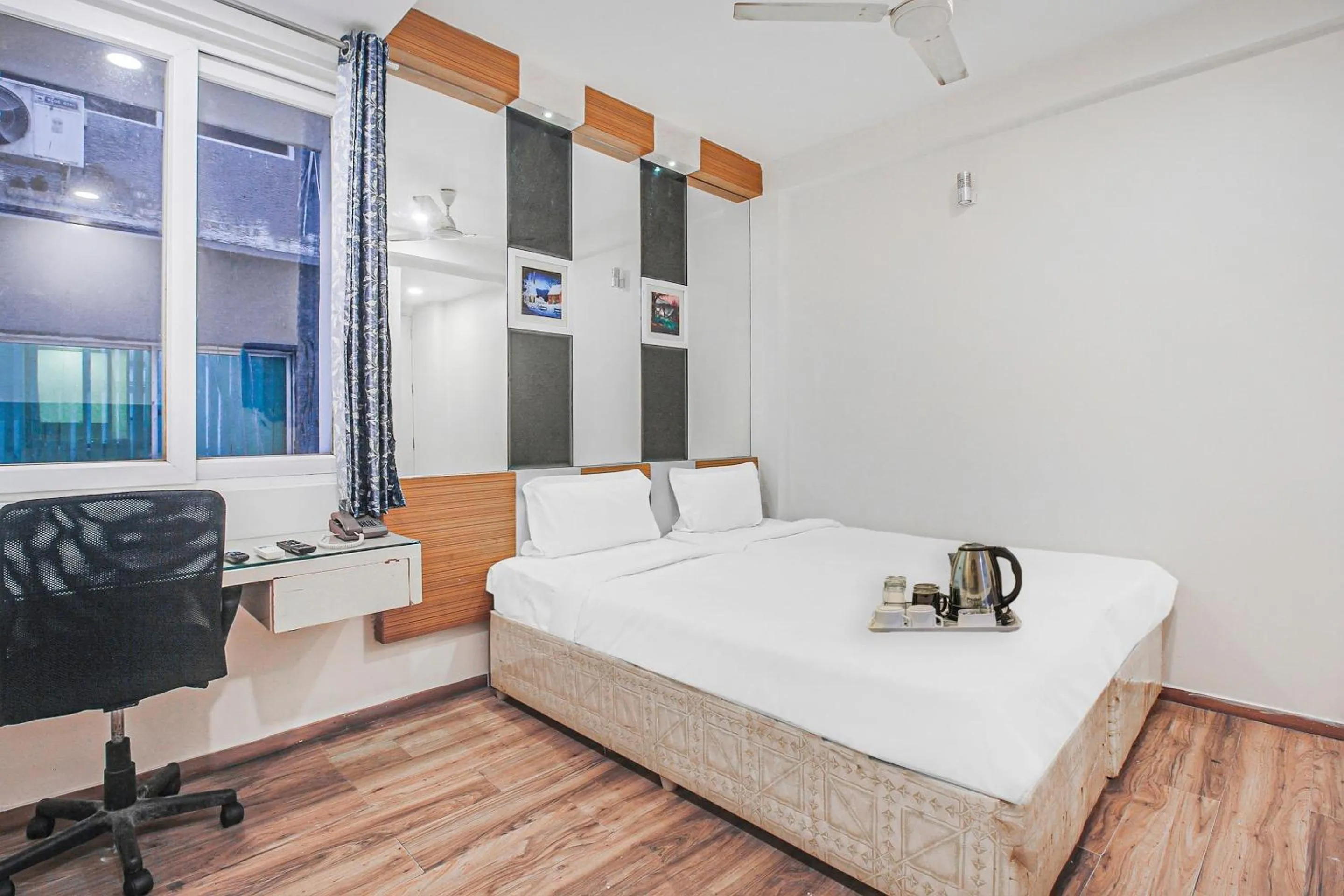 Bedroom, Bed in Super Townhouse Eaglewood Gachibowli