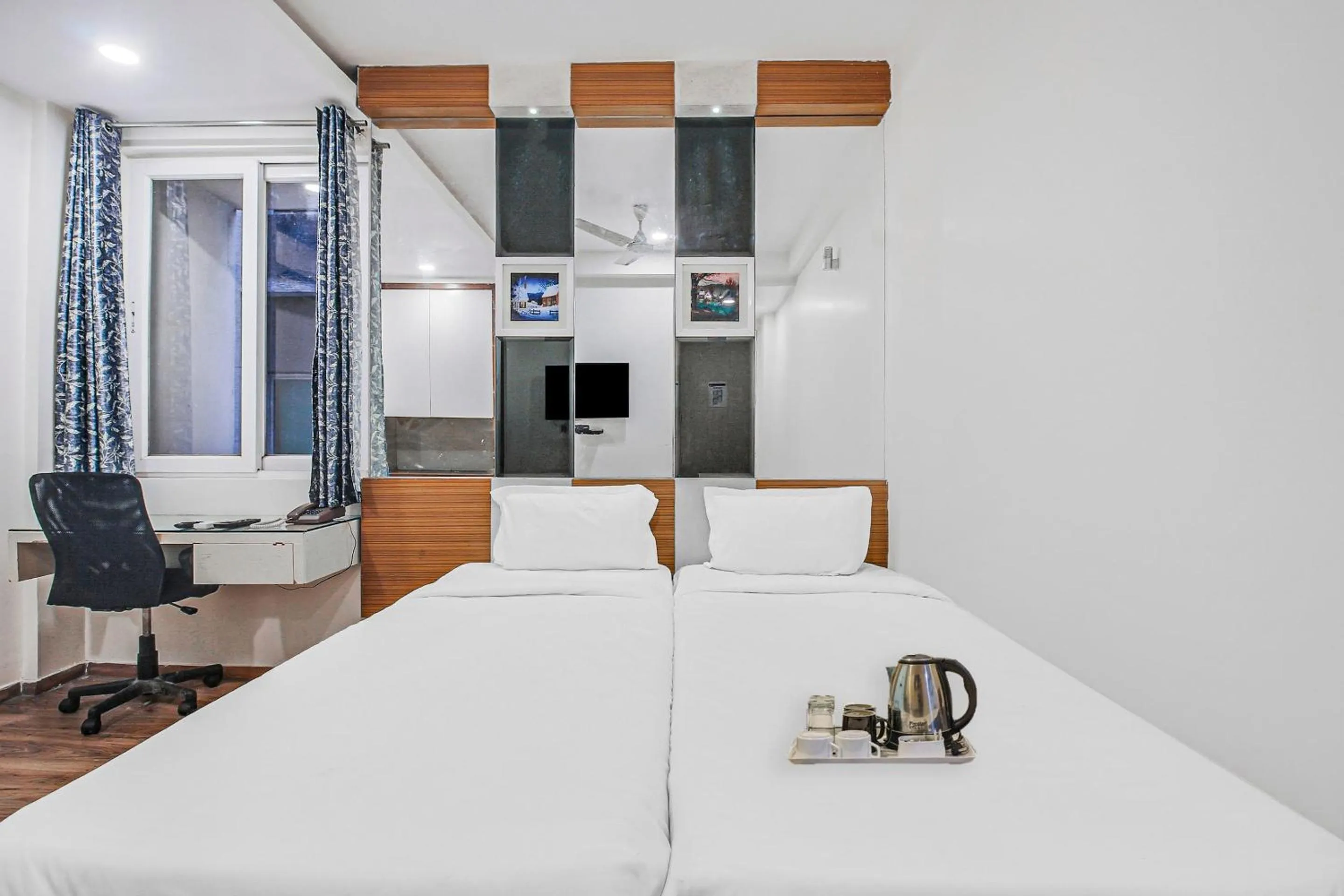 Bedroom, Bed in Super Townhouse Eaglewood Gachibowli