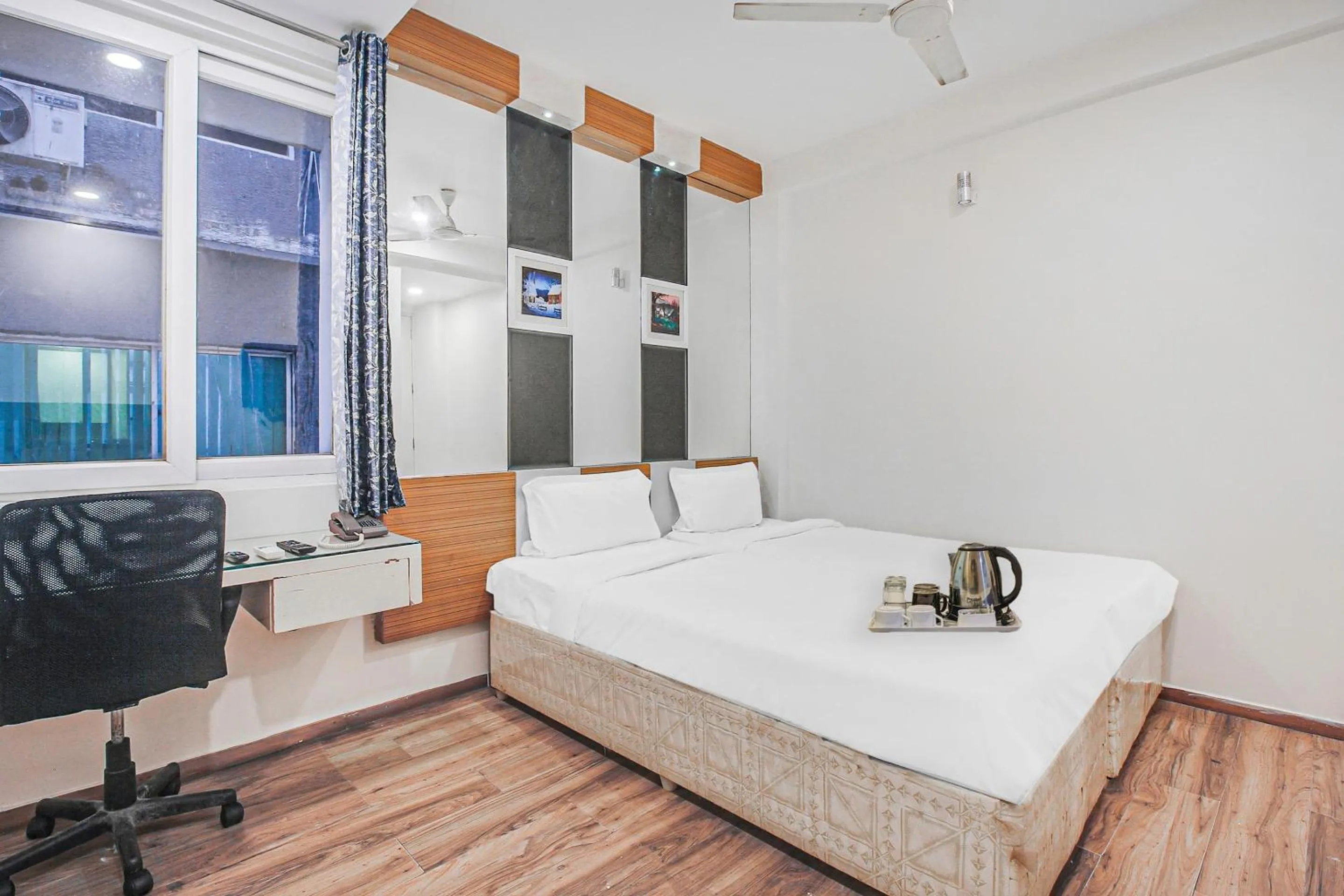 Bedroom, Bed in Super Townhouse Eaglewood Gachibowli