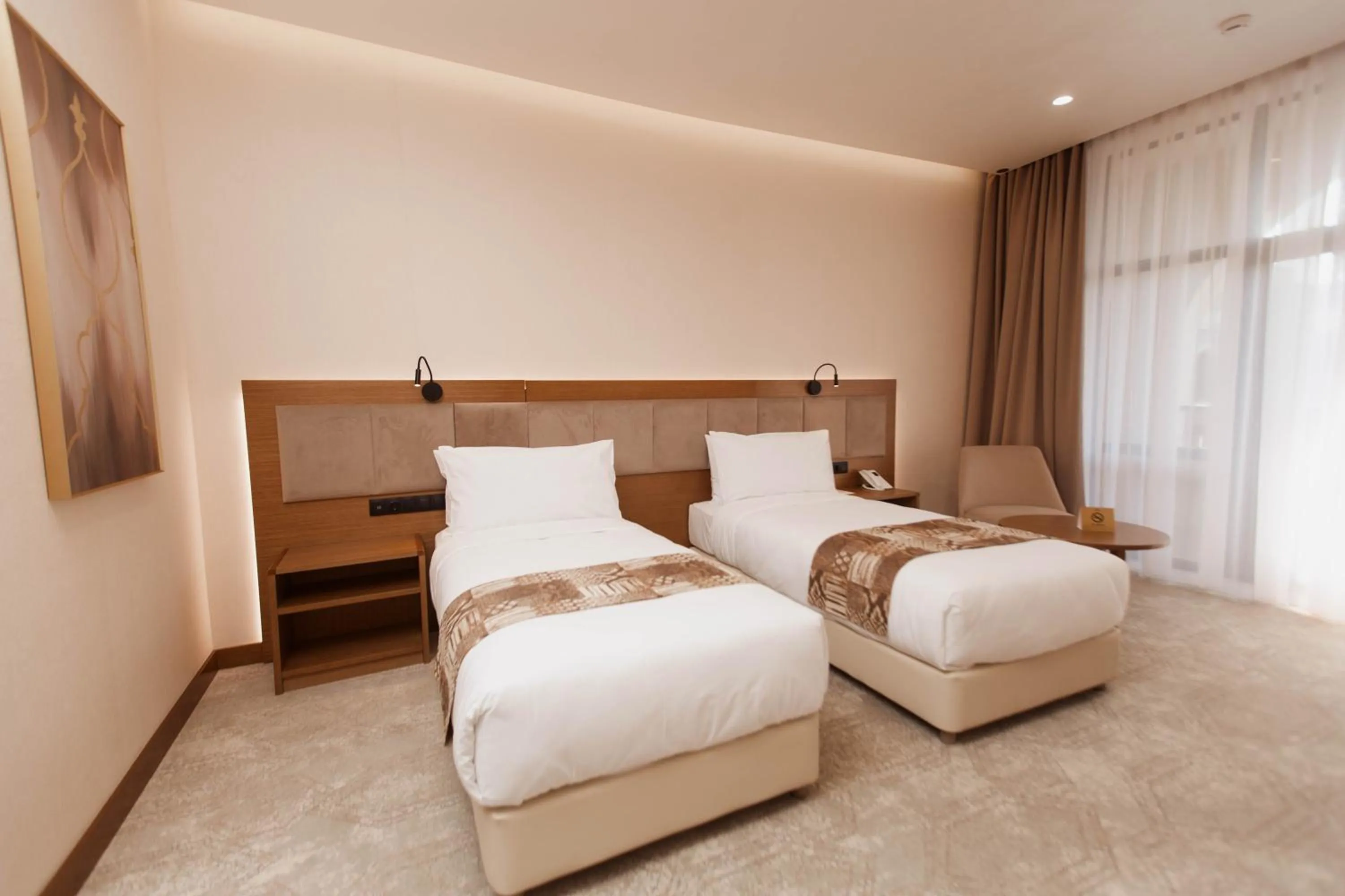 Photo of the whole room, Bed in Farovon Khiva Hotel